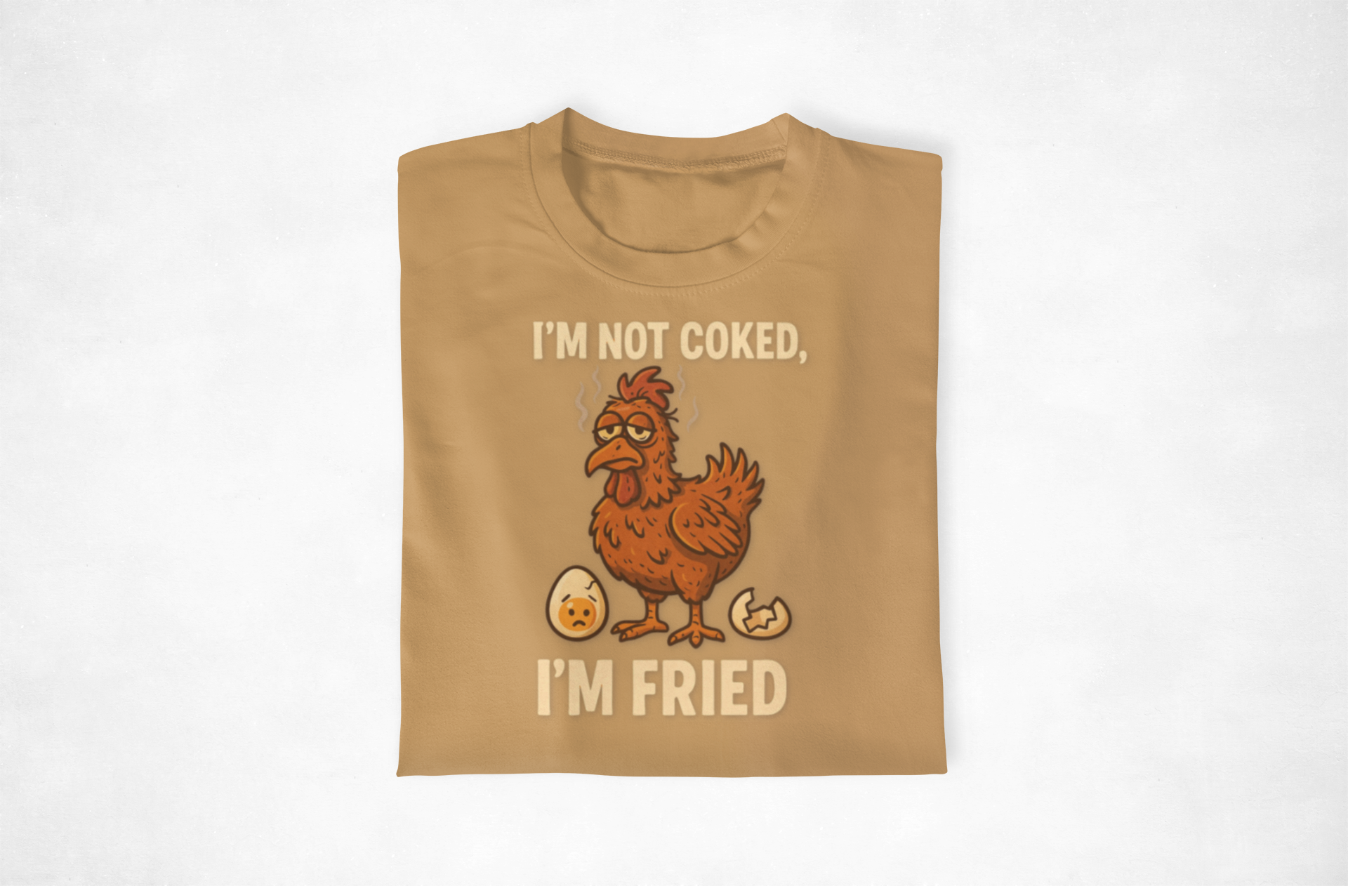 I'm Not Cooked, I'm Fried Chicken Humor Tee