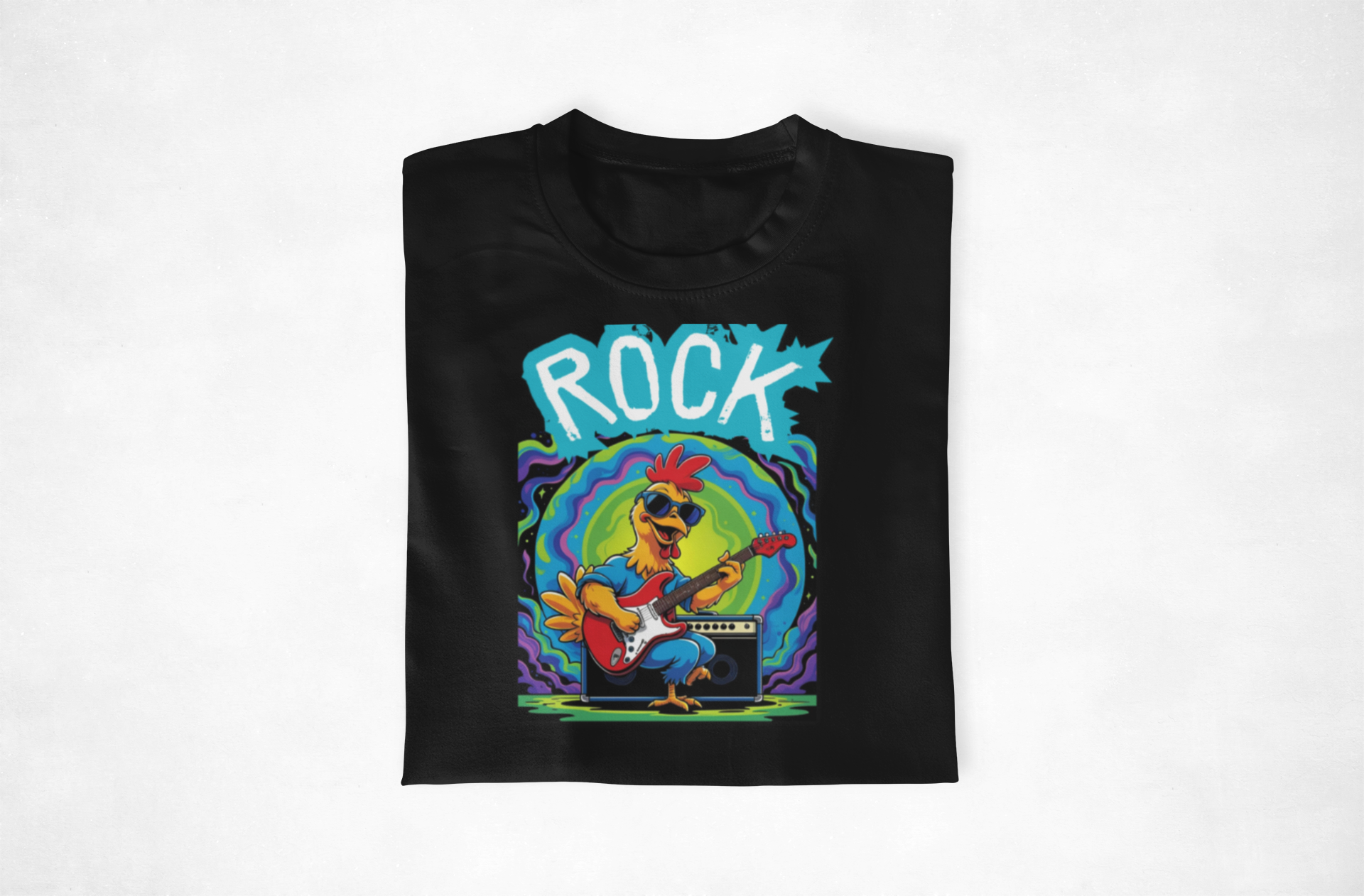 Rock Music Chicken Unisex T-Shirt