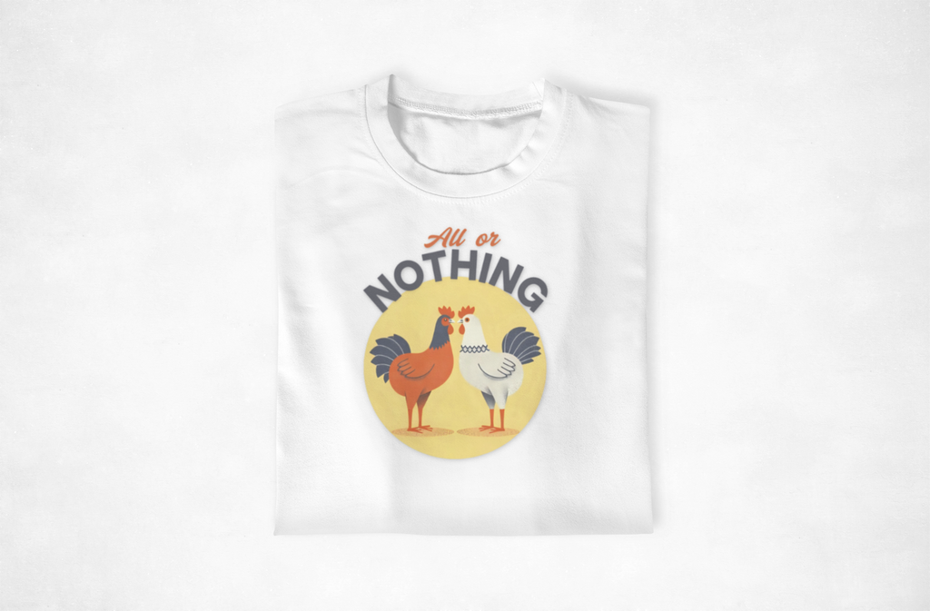 All or Nothing Chicken Themed Unisex T-Shirt