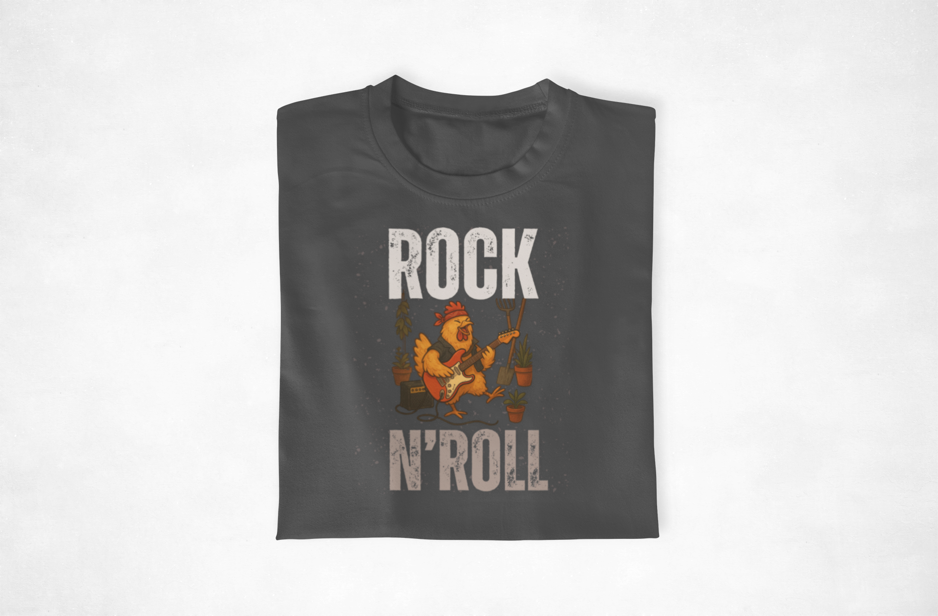Rock N' Roll Chicken Unisex T-Shirt