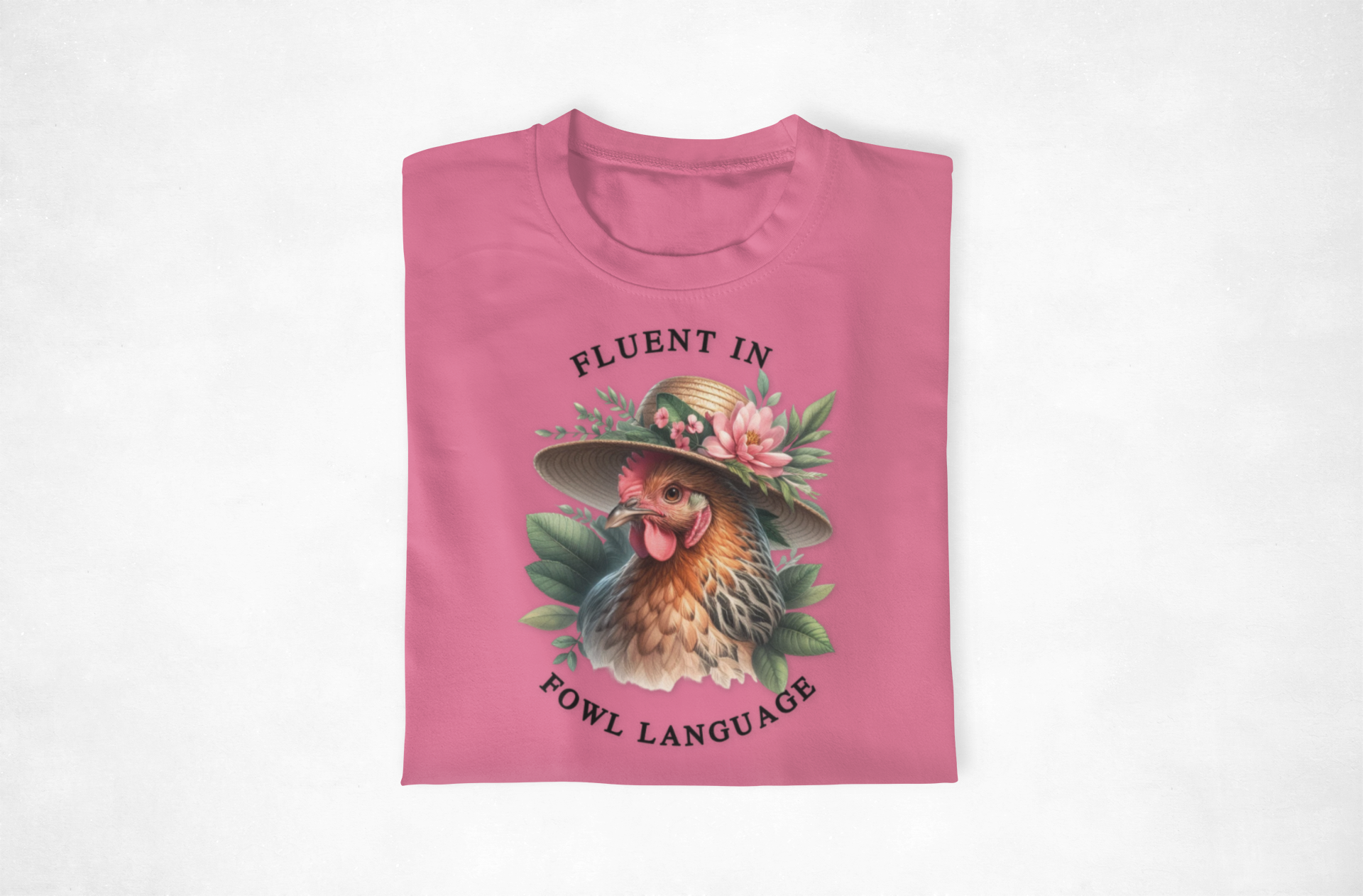 Fluent in Fowl Language T-Shirt, Fun Unisex Tee, Casualwear for Bird Lovers, Gift for Nature Enthusiasts, Bird Watching Apparel