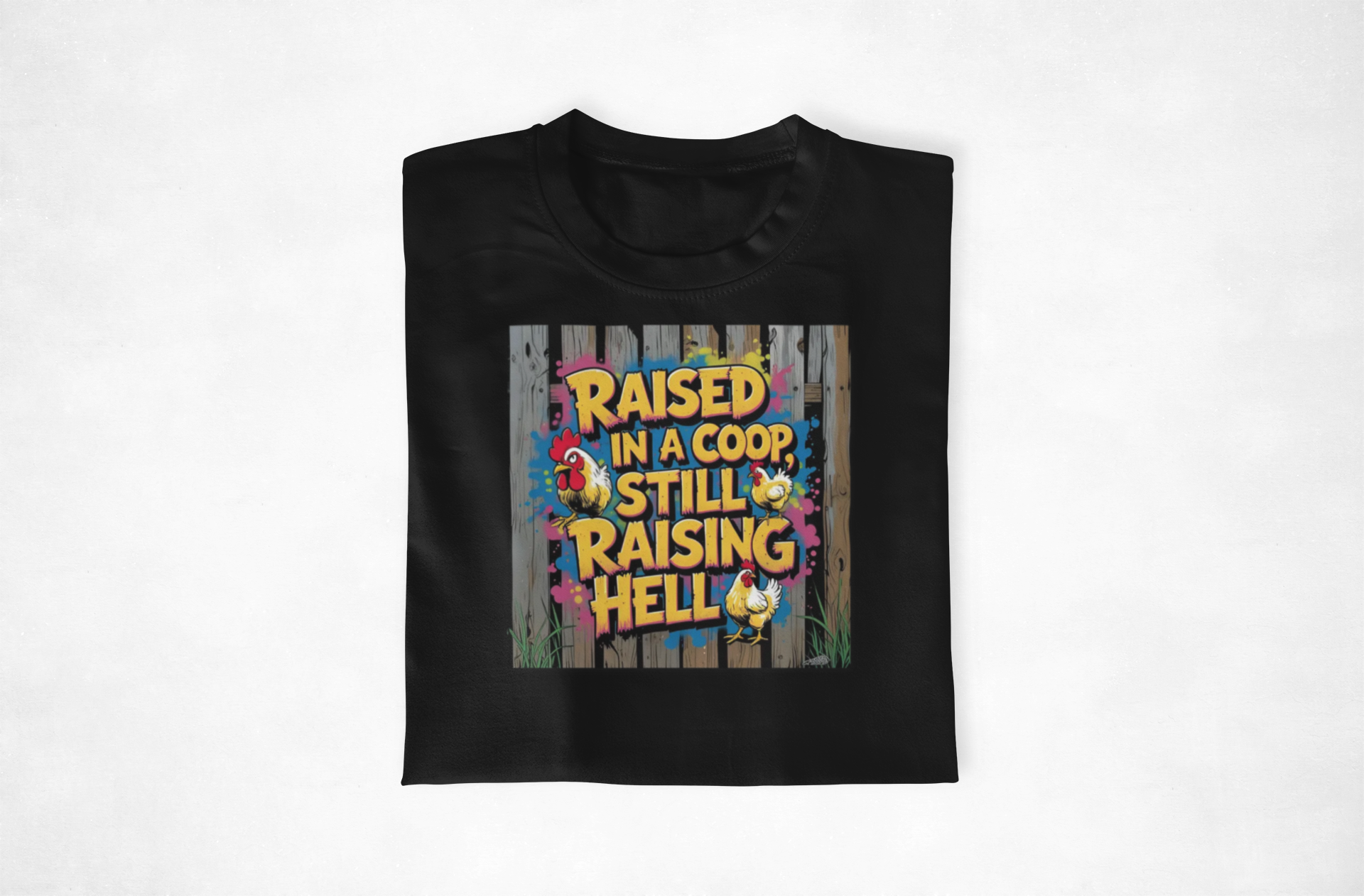 Raised in a Coop T-Shirt, Casual Cotton Tee, Gift for Farmers, Funny Graphic Shirt, Unique Animal Lover T-Shirt, Farm Life Apparel, [...]