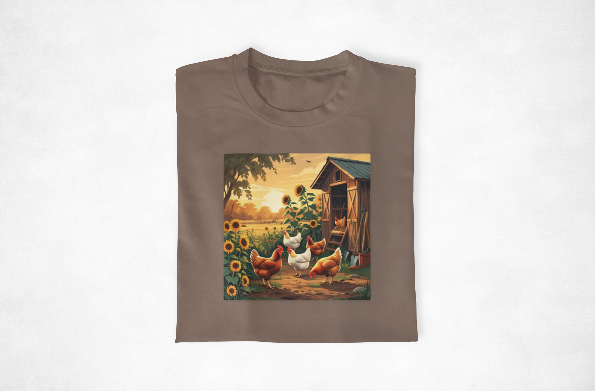 Farmhouse Inspired T-Shirt, Vintage Chicken Art Tee, Animal Lover Gift, Country Home Decor, Garden Party Apparel, Summer Casual Wear