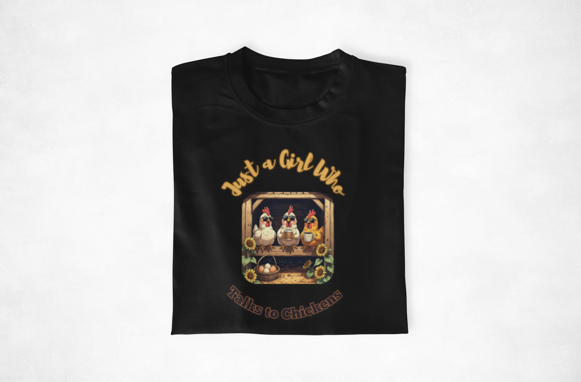 Just a Girl Who Talks to Chickens T-shirt | Fun Farm Tee, Gift for Chicken Lovers, Unisex Casual Wear, Quirky Animal Apparel, Country [...]