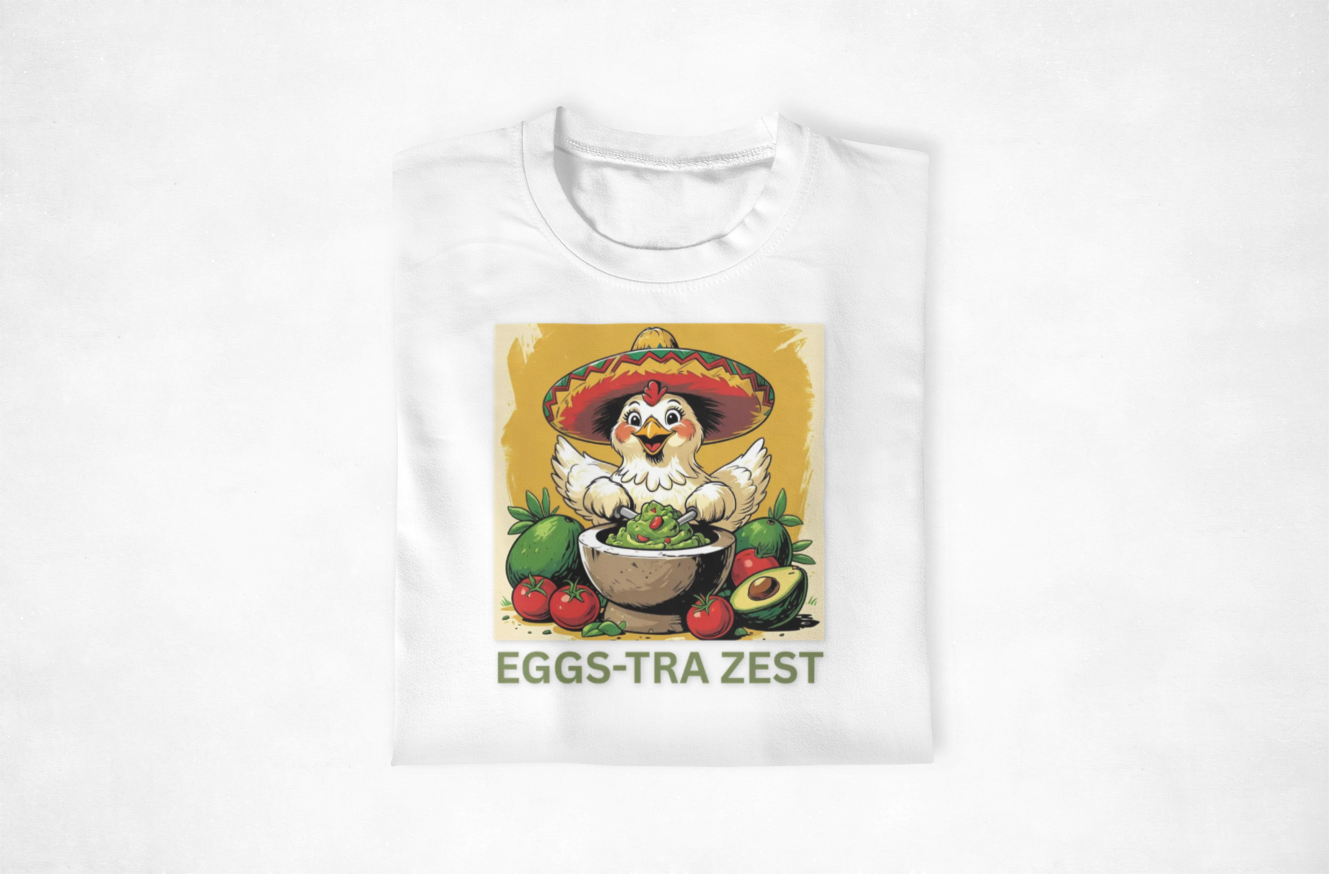 Eggs-Tra Zest Avacado Unisex T-Shirt