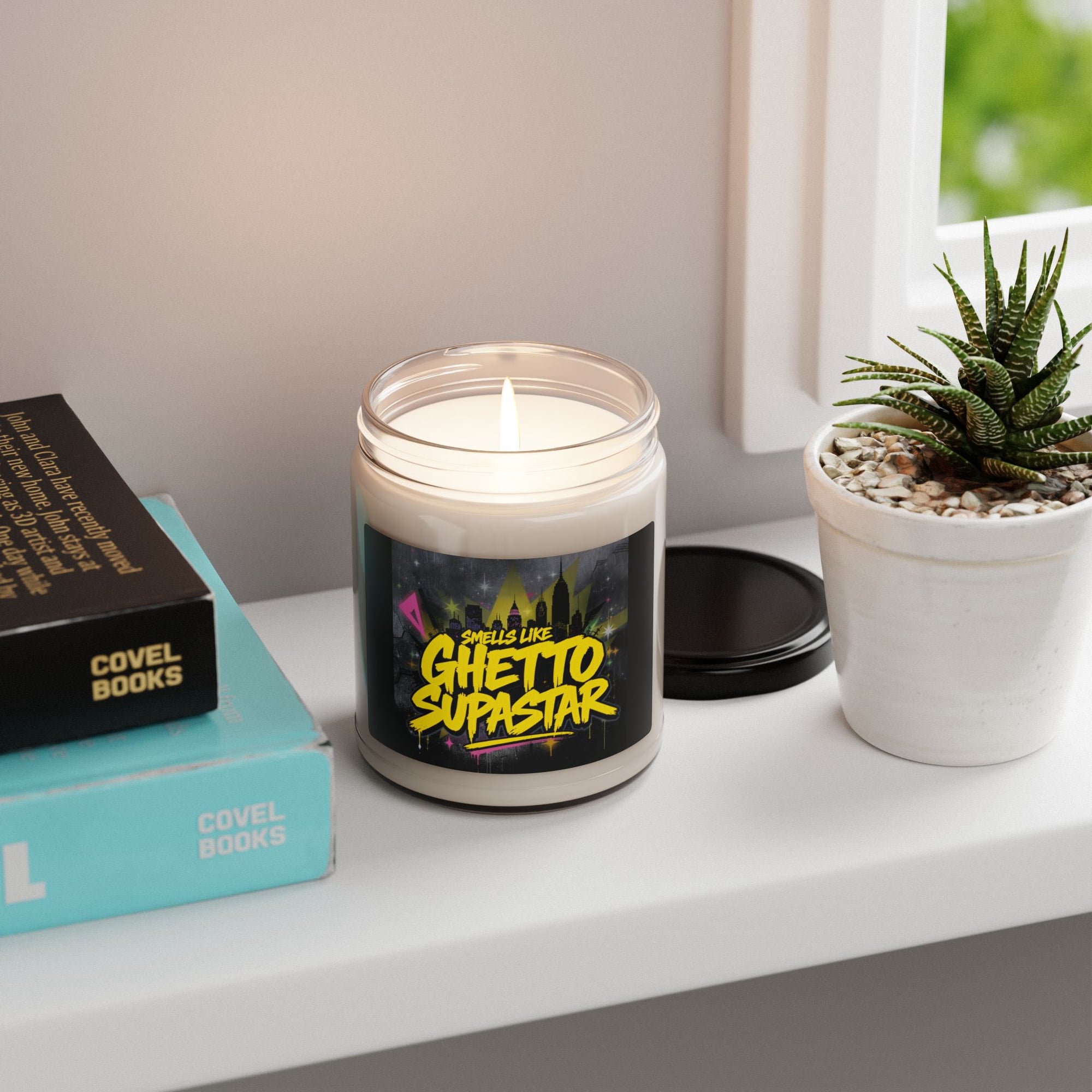 Smells Like Ghetto Supastar Soy Candle | 90s Nostalgia Gift | Pras, Mya & ODB Inspired Candle | Retro Funny Candle for Music Lovers