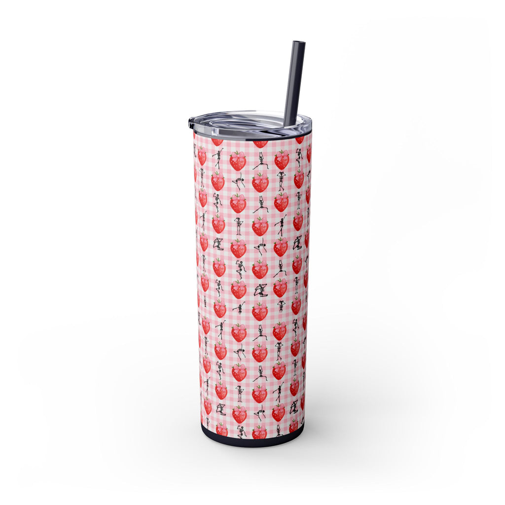 Charming Holiday Skinny Tumbler with Straw, 20oz - Perfect Gift for Parties, Home Use, Outdoor Events, Summer Picnics, or Seasonal [...]