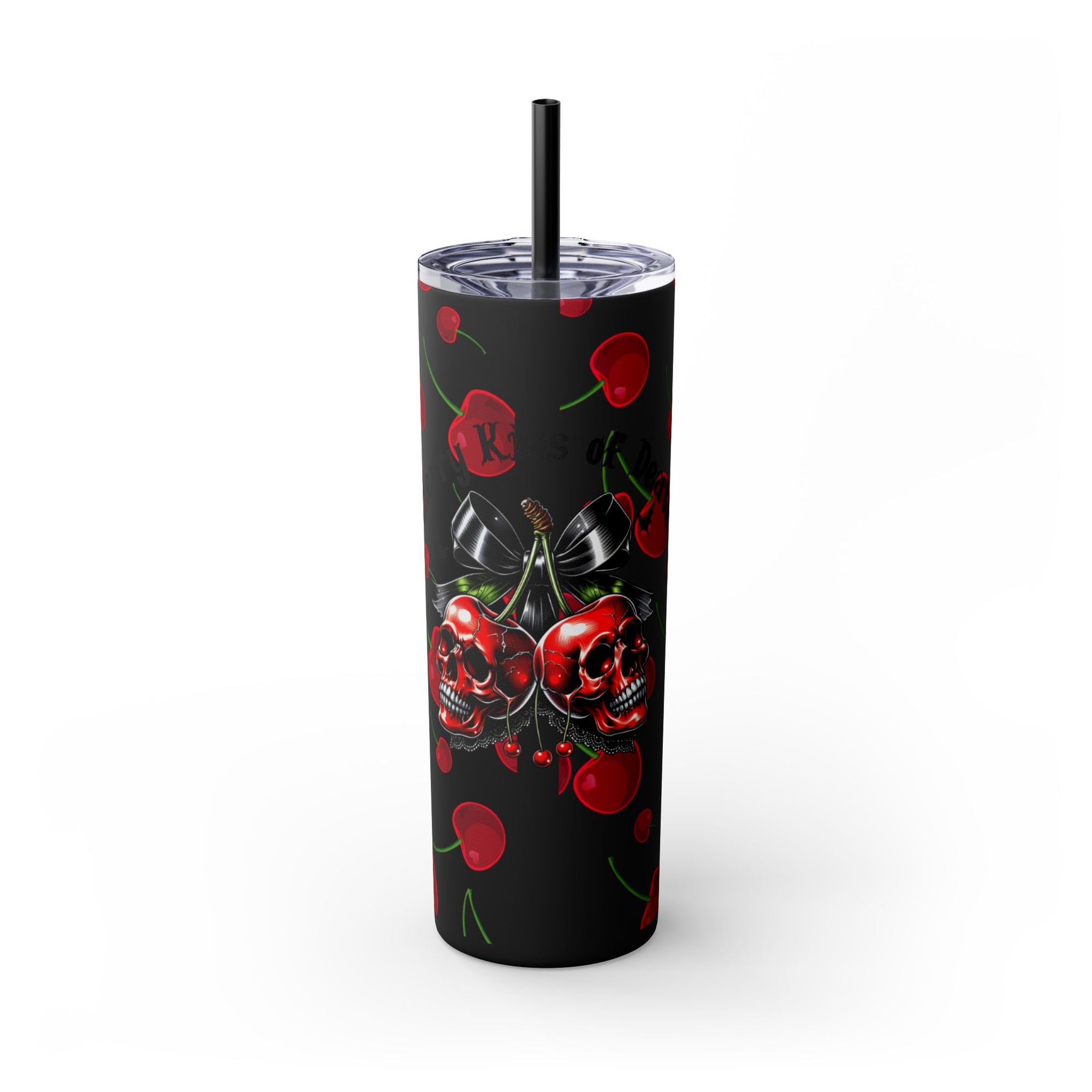 Cherry Kiss Skinny Tumbler