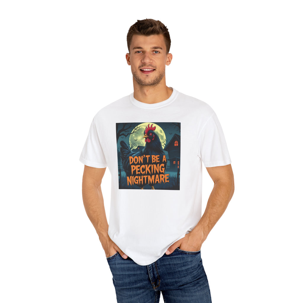 Don't Be a Pecking Nightmare T-shirt, Funny Halloween Shirt, Unisex Tee, Unique Gift, Seasonal Apparel, Spooky Vibe, Casual Wear