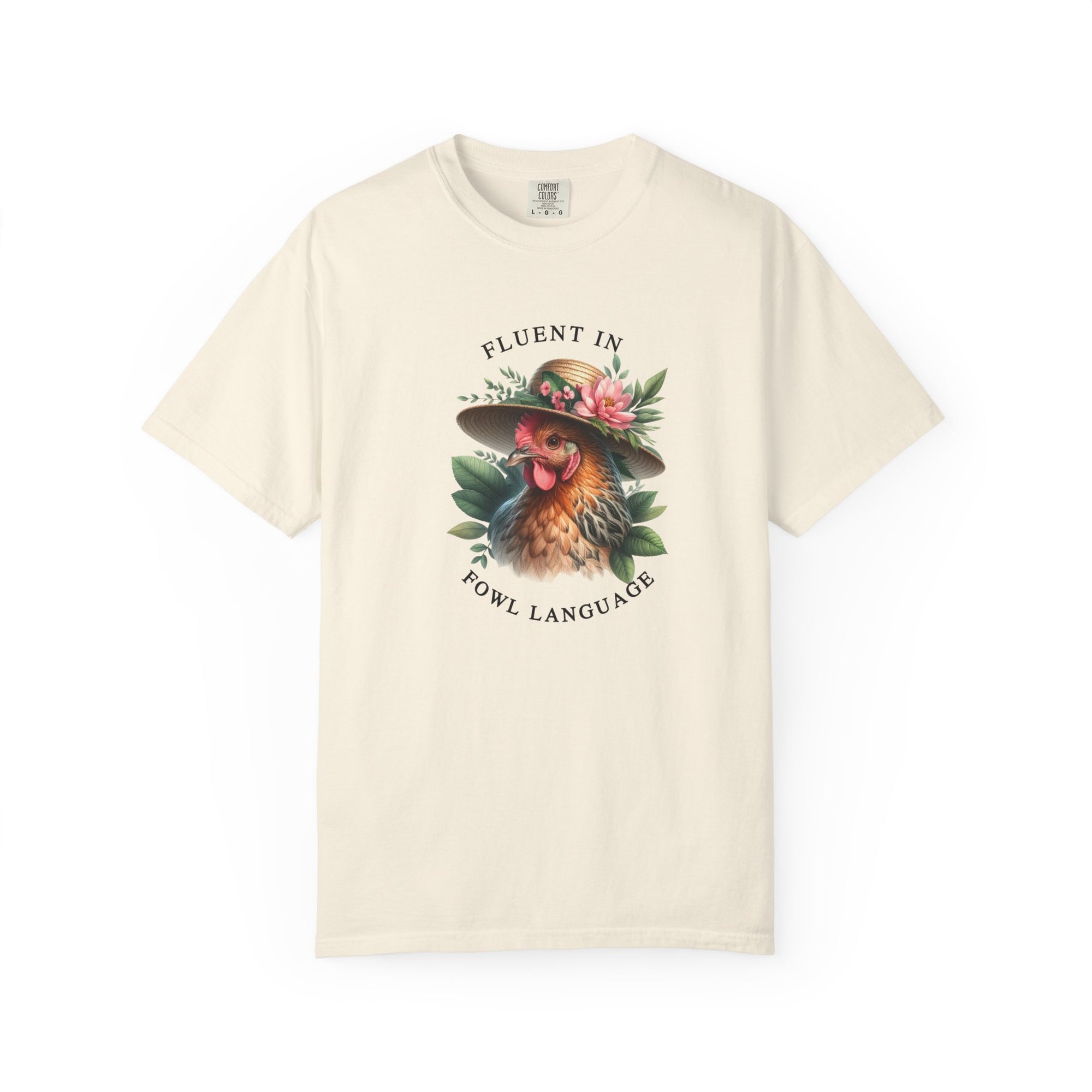 Fluent in Fowl Language T-Shirt, Fun Unisex Tee, Casualwear for Bird Lovers, Gift for Nature Enthusiasts, Bird Watching Apparel