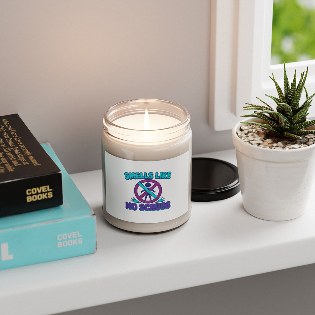 Smells Like No Scrubs Soy Candle | 90s Nostalgia Gift | TLC Inspired Candle | Retro Funny Candle for Music Lovers