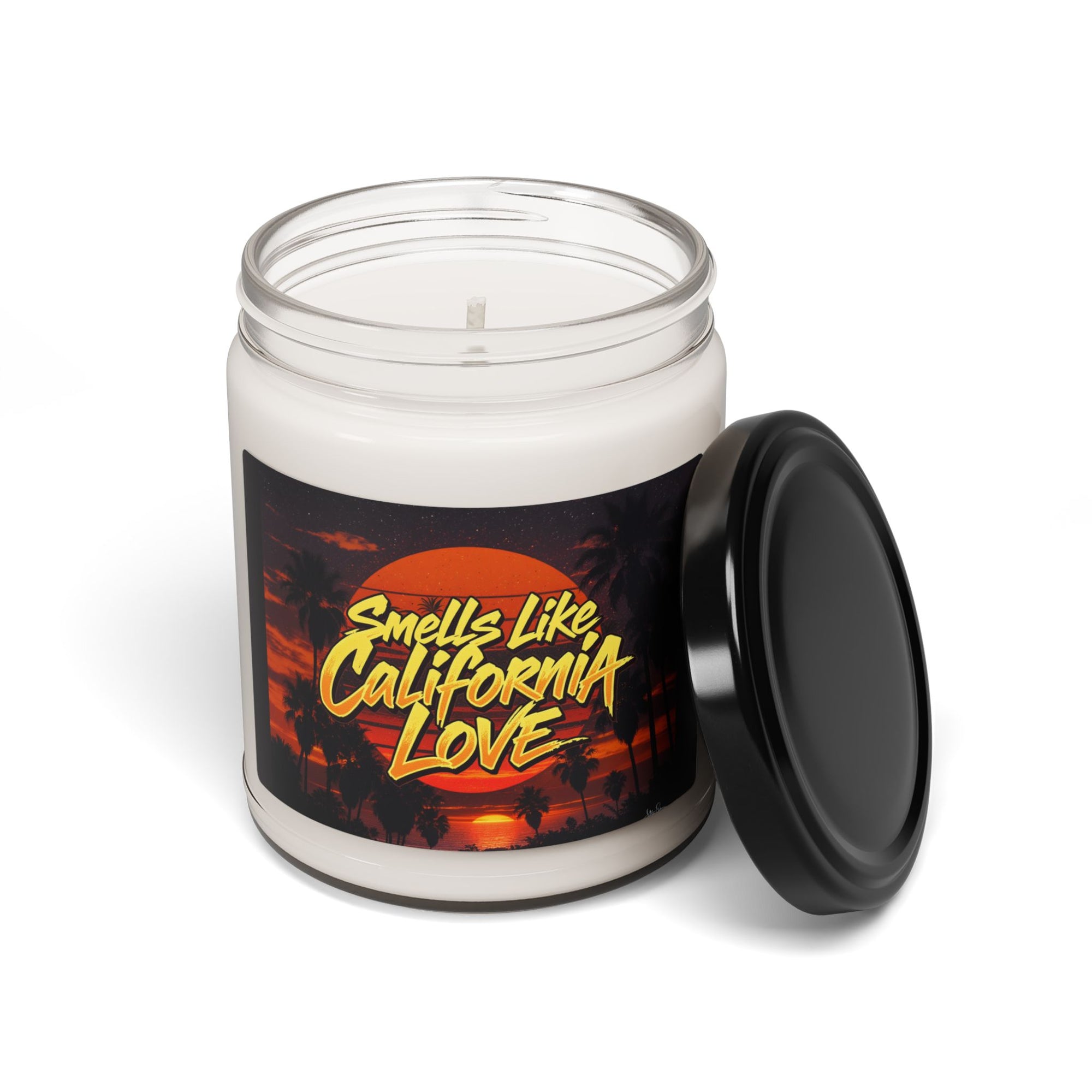 California Love Scented Soy Candle, Aromatic Gift for Home Decor, Relaxation, Beach Vibes, Eco-Friendly, Seasonal Gifts