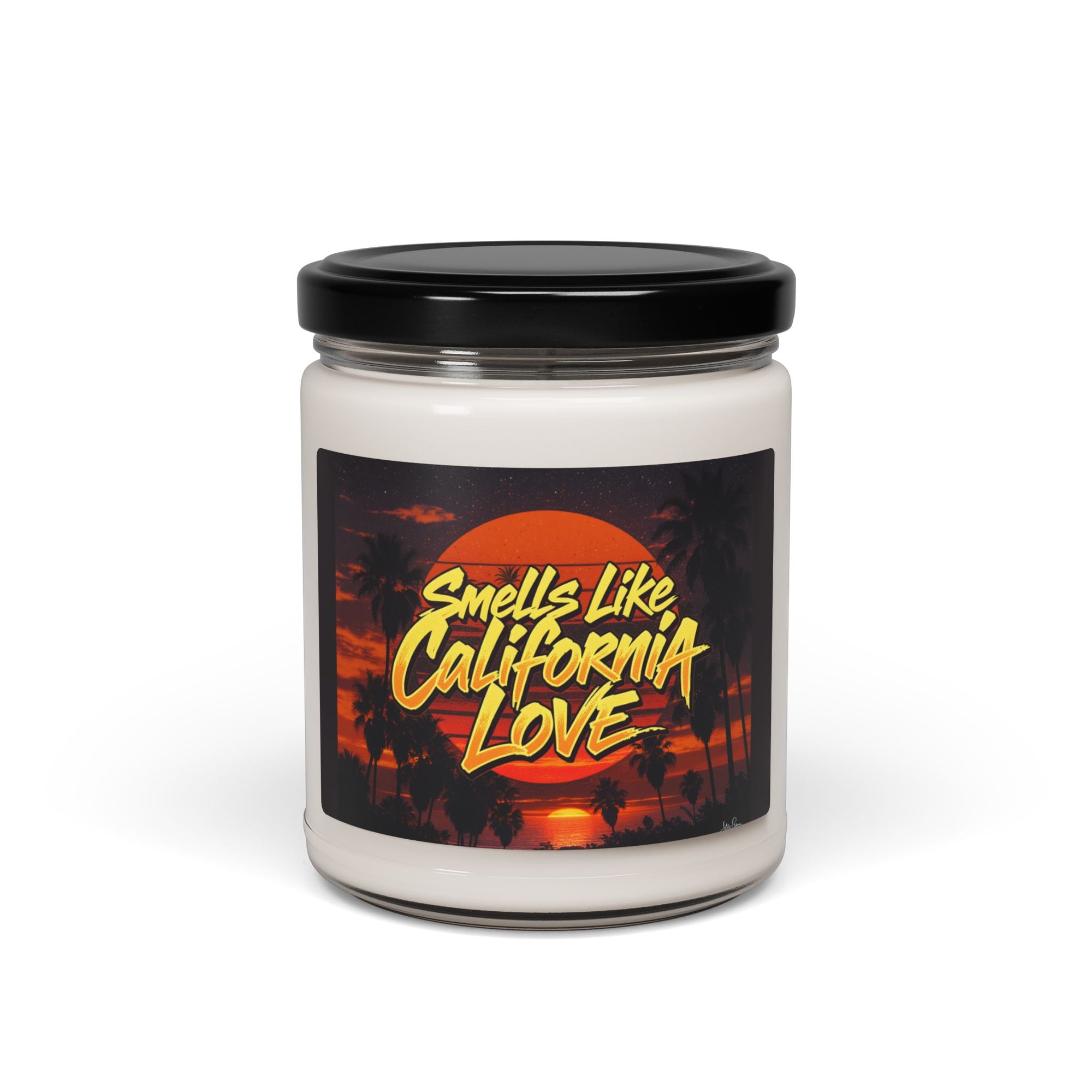 California Love Scented Soy Candle, Aromatic Gift for Home Decor, Relaxation, Beach Vibes, Eco-Friendly, Seasonal Gifts