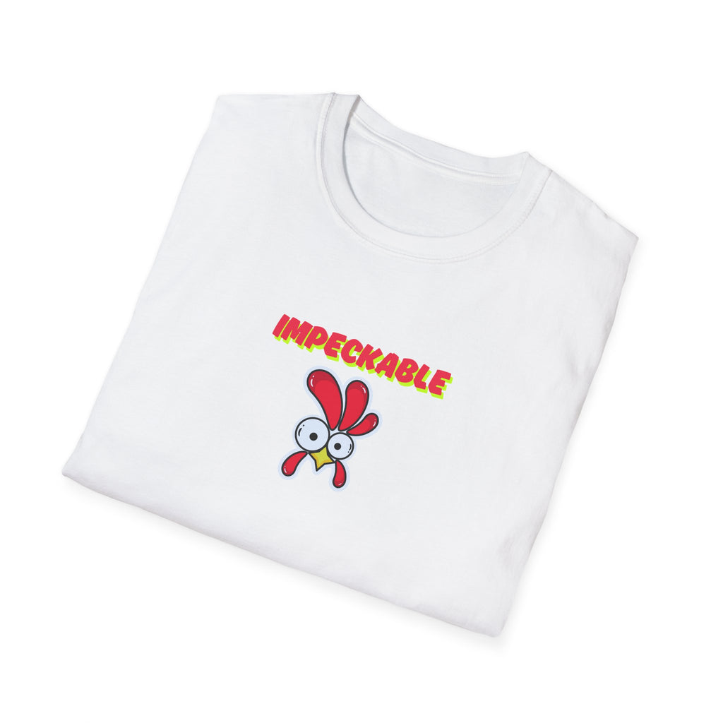 Impekcable Chicken Themed Unisex Softstyle T-Shirt