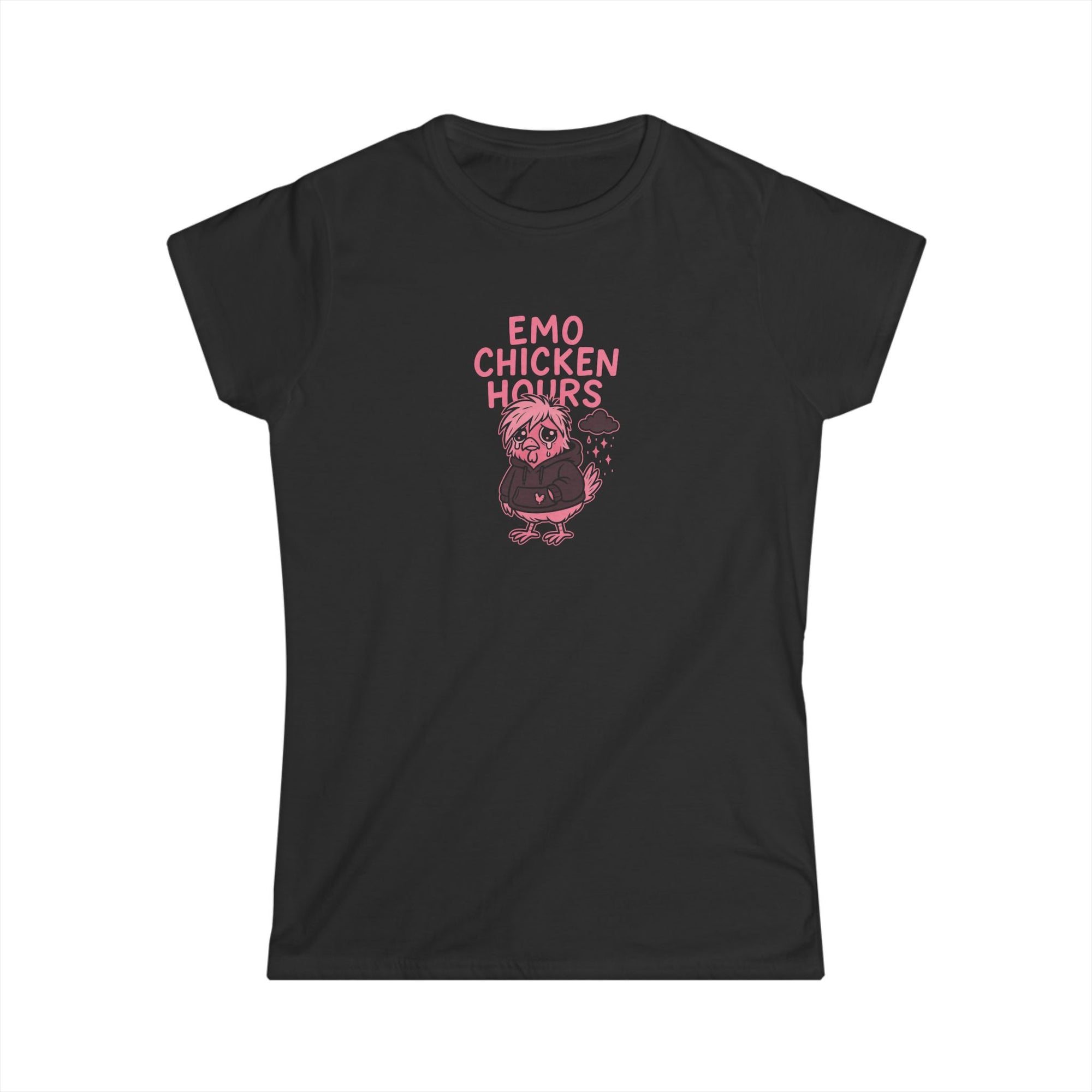 Emo Chicken Hours Women's Softstyle Tee