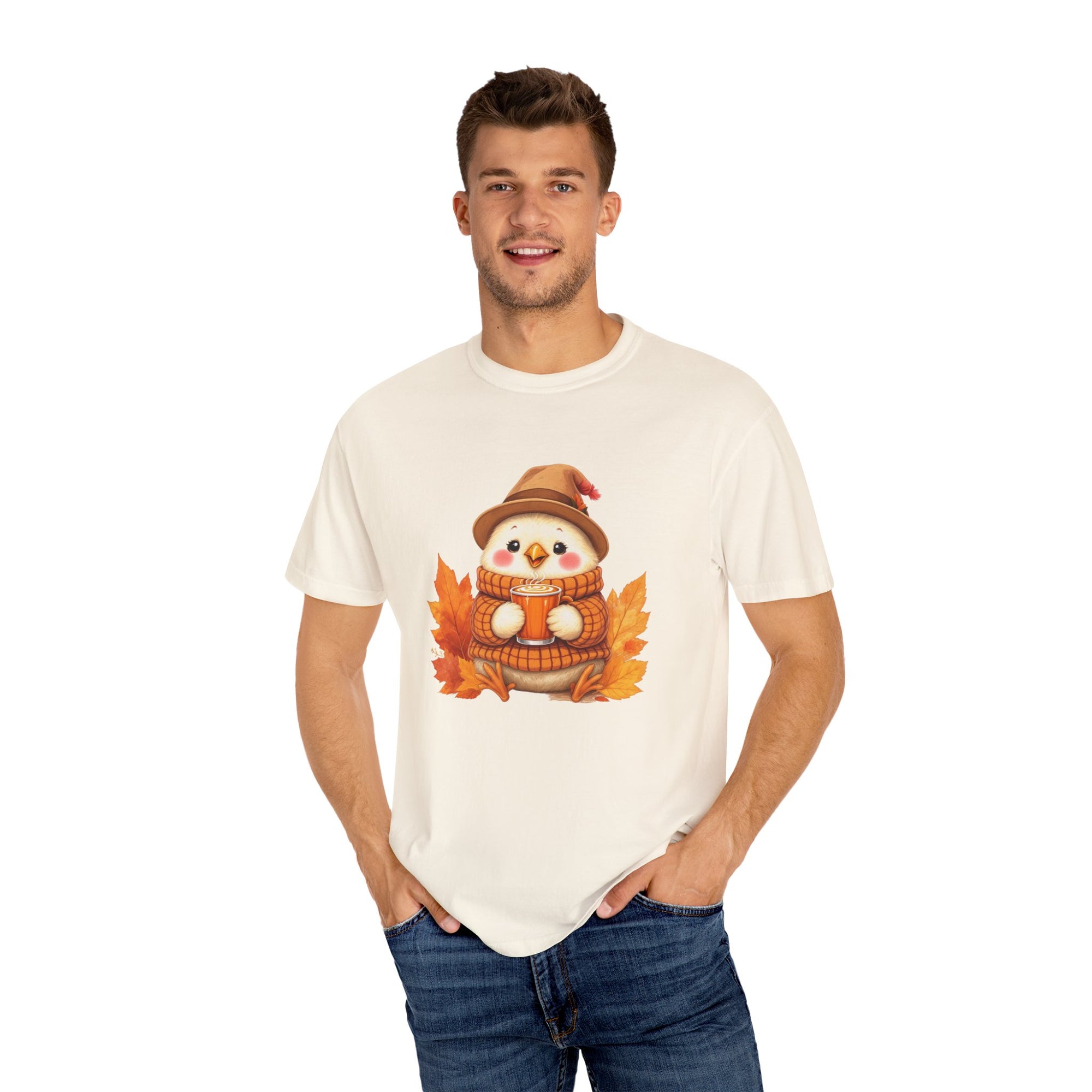 Pumpkin Spice and Peckin Nice Whimsical Snowman Tshirt, Unisex Fall Tee, Holiday Shirt, Thanksgiving Outfit, Winter Wardrobe Essential