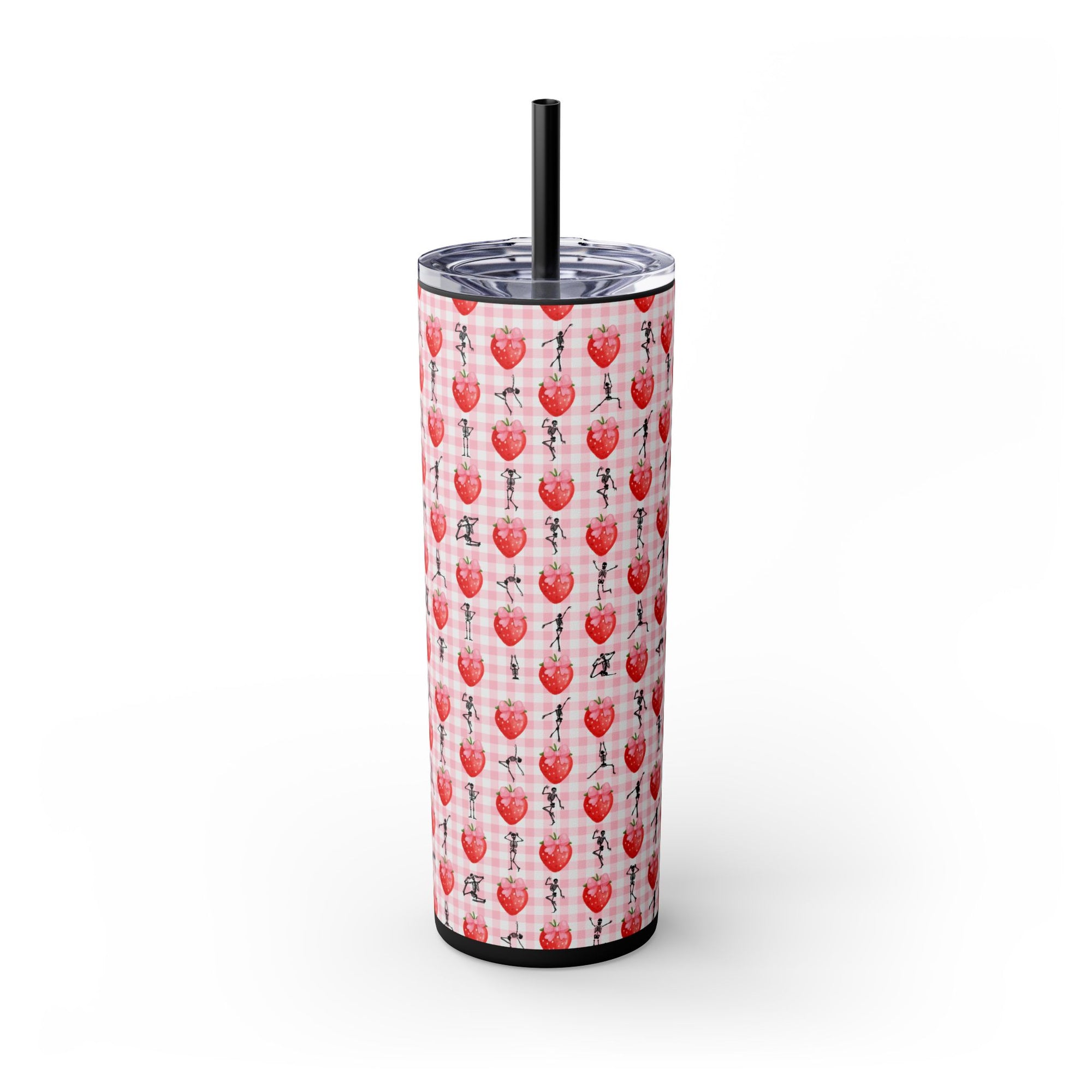 Charming Holiday Skinny Tumbler with Straw, 20oz - Perfect Gift for Parties, Home Use, Outdoor Events, Summer Picnics, or Seasonal [...]