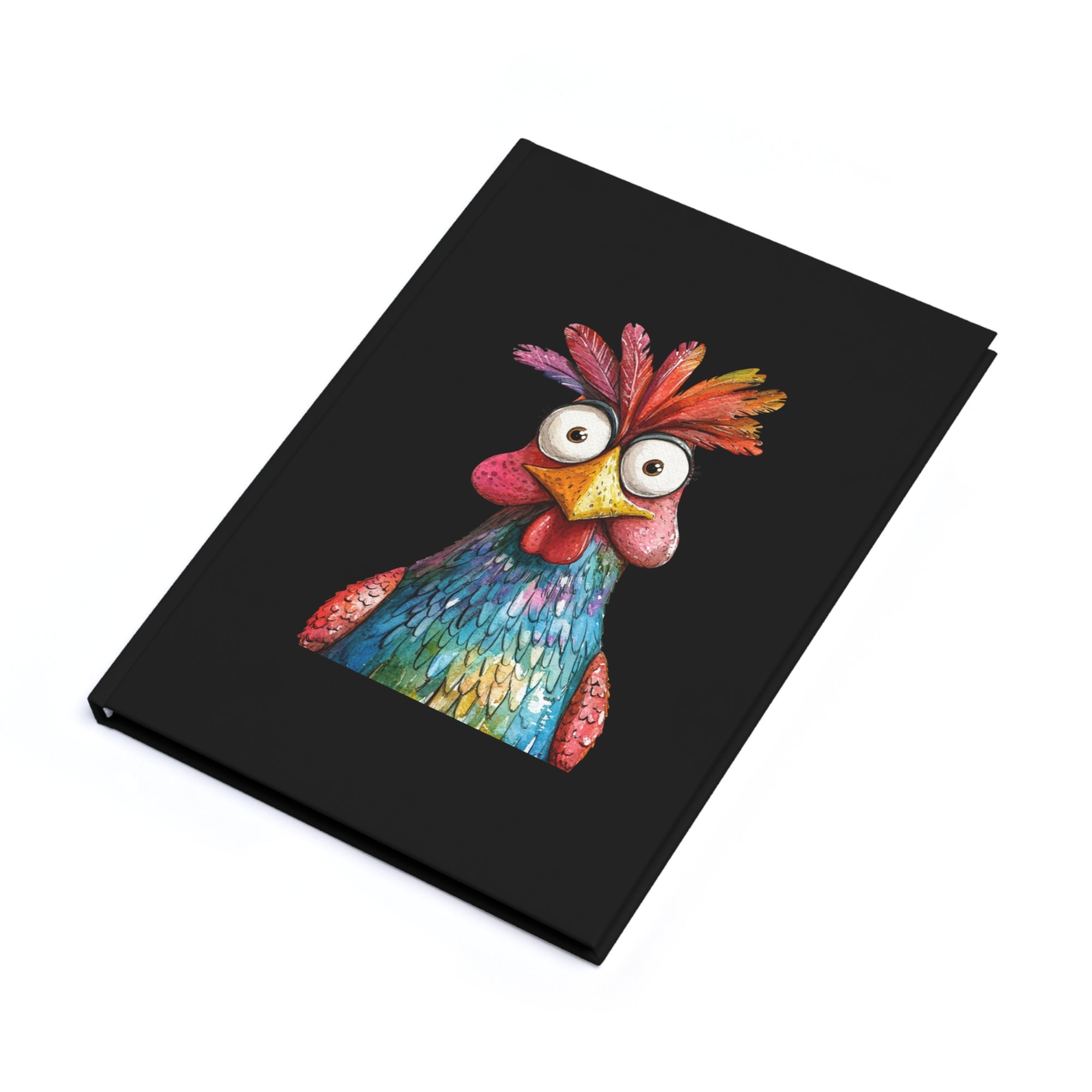 Colorful Chicken Hardcover Journal: Fun Notebook for Kids, Gift for Animal Lovers, Creative Writing, School Supplies, Cute Art Journal