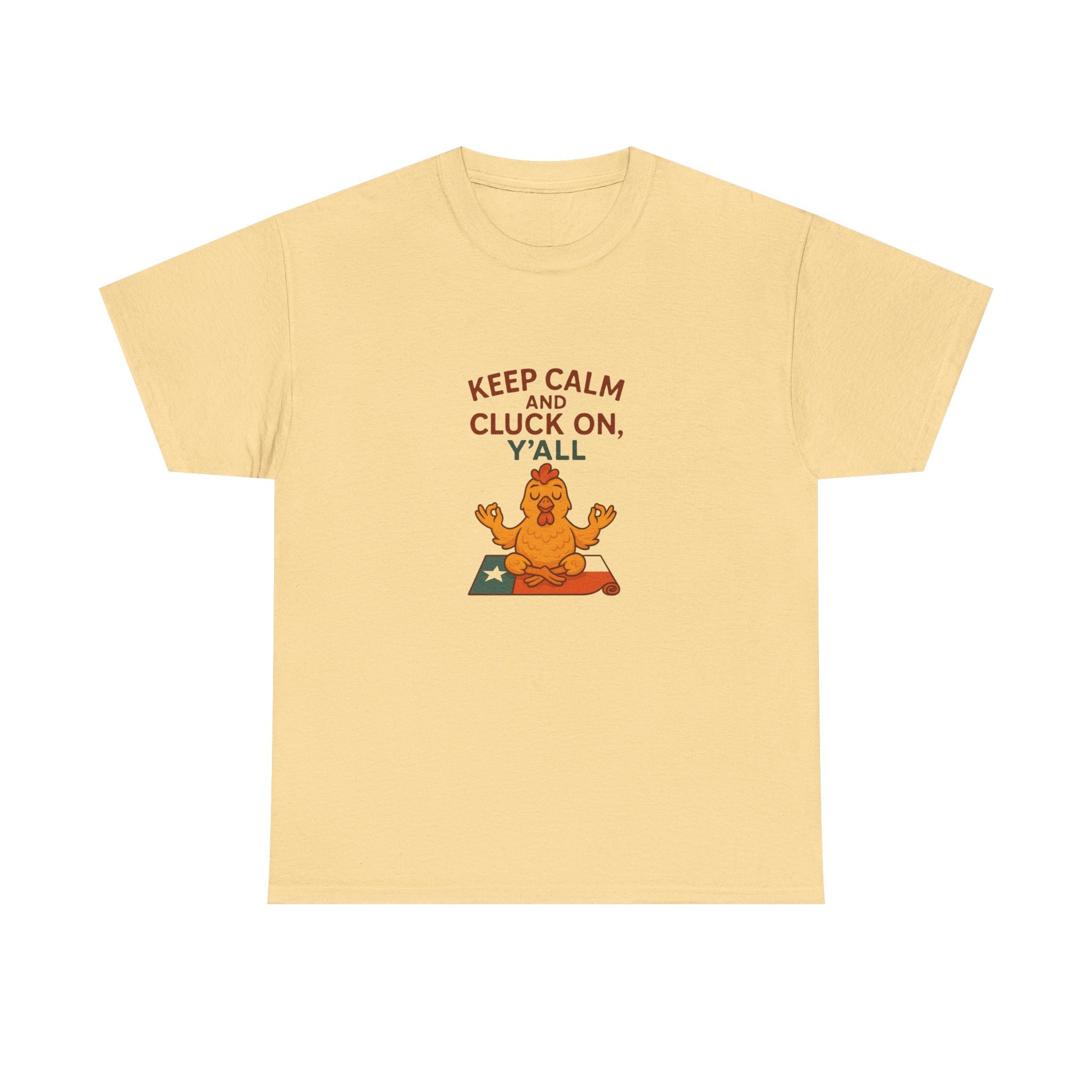 Keep Calm and Cluck On Unisex Tee