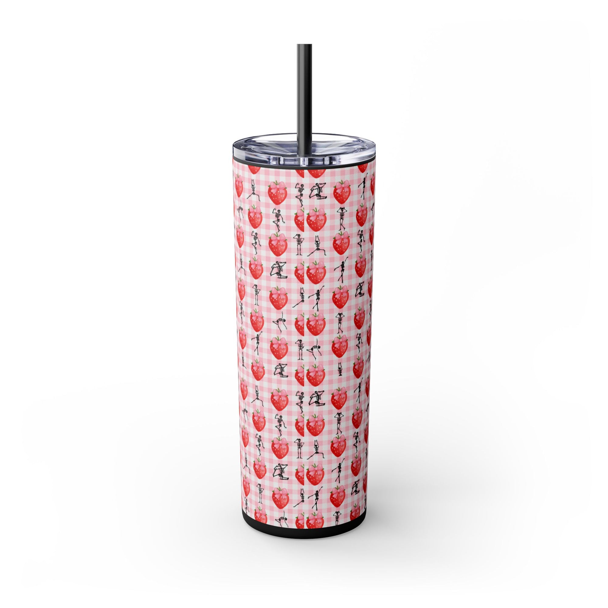 Charming Holiday Skinny Tumbler with Straw, 20oz - Perfect Gift for Parties, Home Use, Outdoor Events, Summer Picnics, or Seasonal [...]