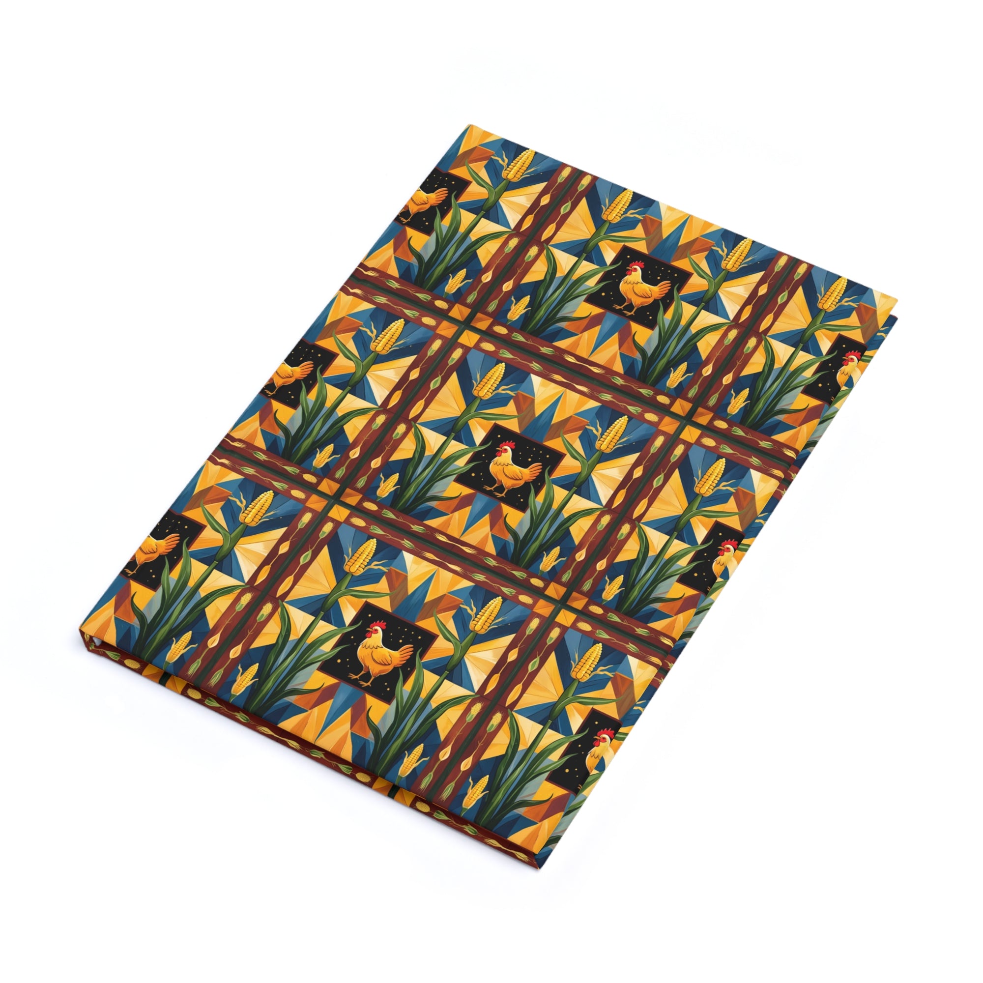 Patchwork Corn Cluck Vibrant Farmhouse Journal with Chicken Design - A5 Hardcover Notebook for Writing, Sketching, Gift for Gardeners, Farmhouse Decor, [...]