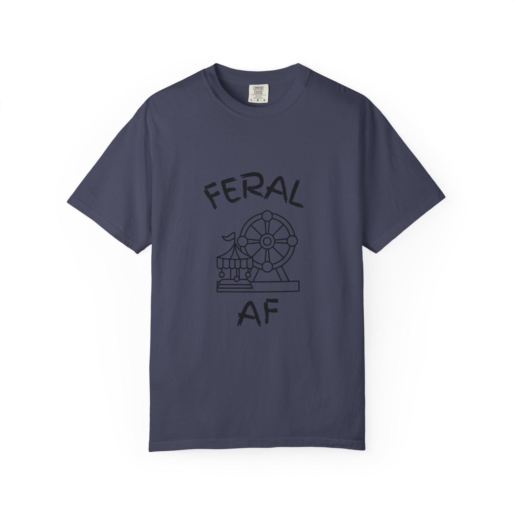 Carnival Feral AF T-Shirt for Wild Spirits, Unisex Graphic Tee, Gift for Animal Lovers, Nature Enthusiast Apparel, Casual Everyday Wear