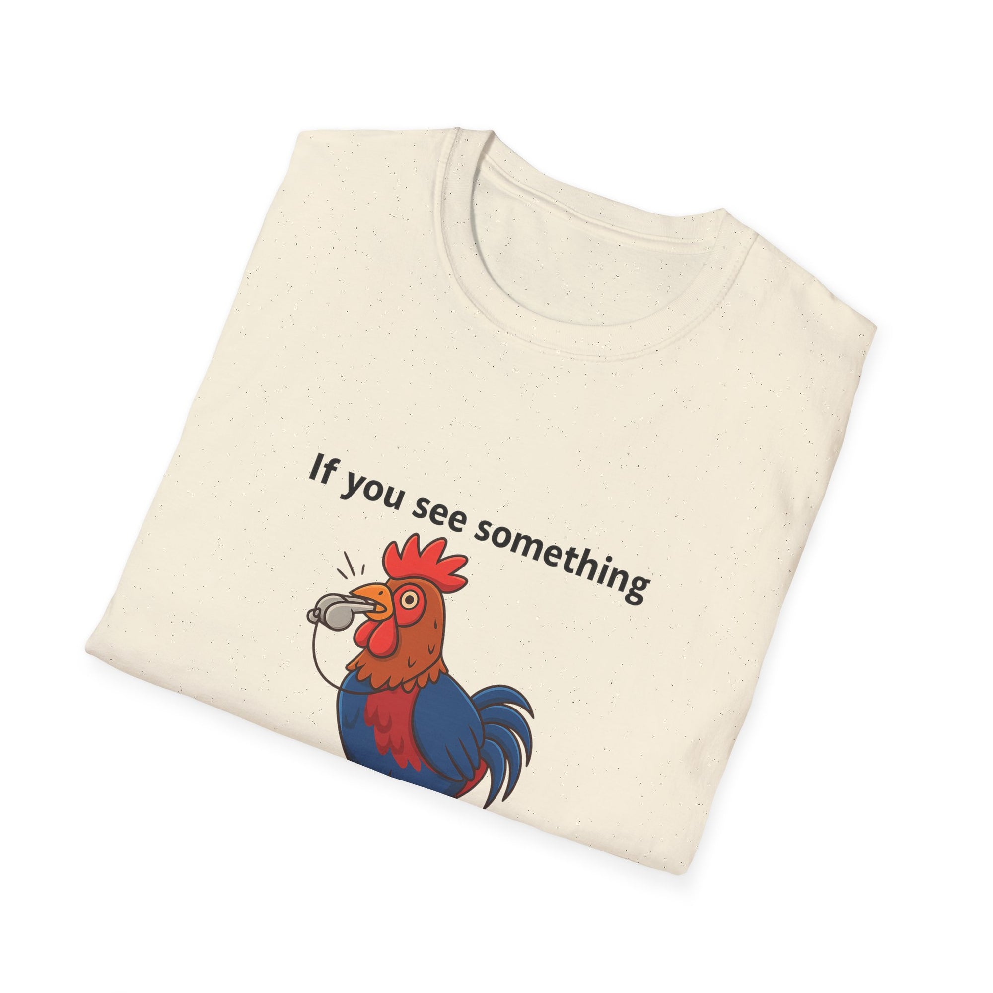 Funny Whistleblower Chicken Shirt – Farm Animal Humor Tee, Gift for Chicken Lovers, Backyard Farm Life