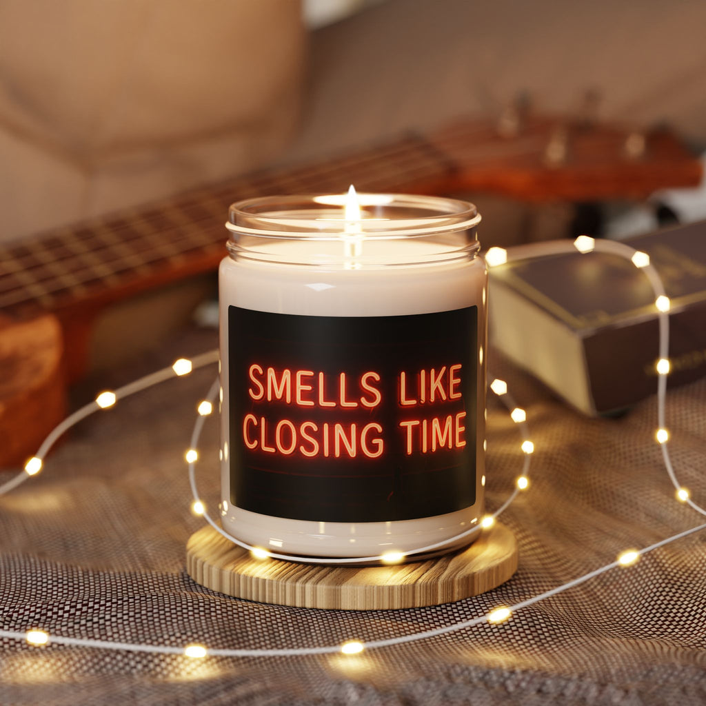 Smells Like Closing Time Soy Candle | 90s Nostalgia Gift | Semisonic Inspired Candle | Retro Funny Candle for Music Lovers