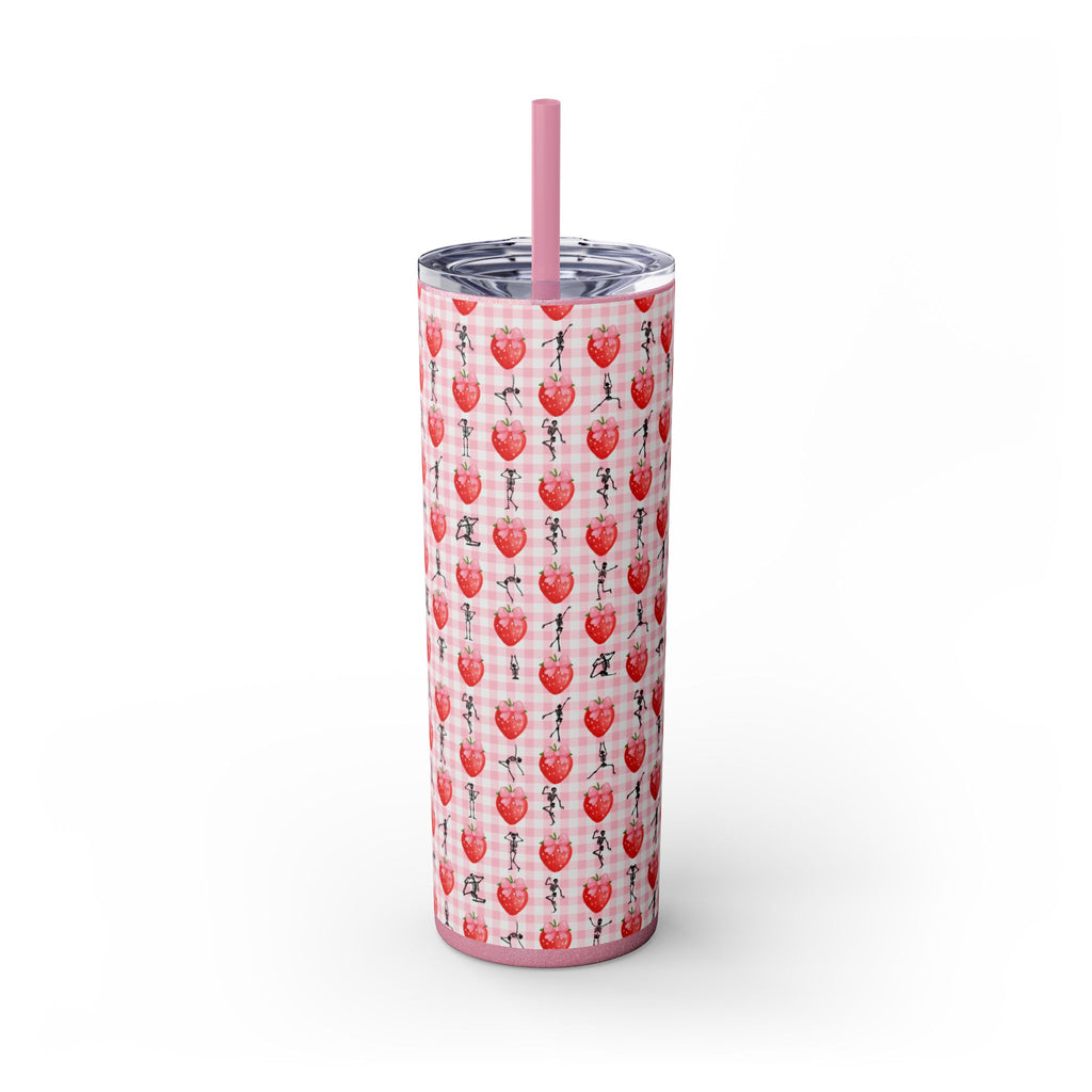 Charming Holiday Skinny Tumbler with Straw, 20oz - Perfect Gift for Parties, Home Use, Outdoor Events, Summer Picnics, or Seasonal [...]