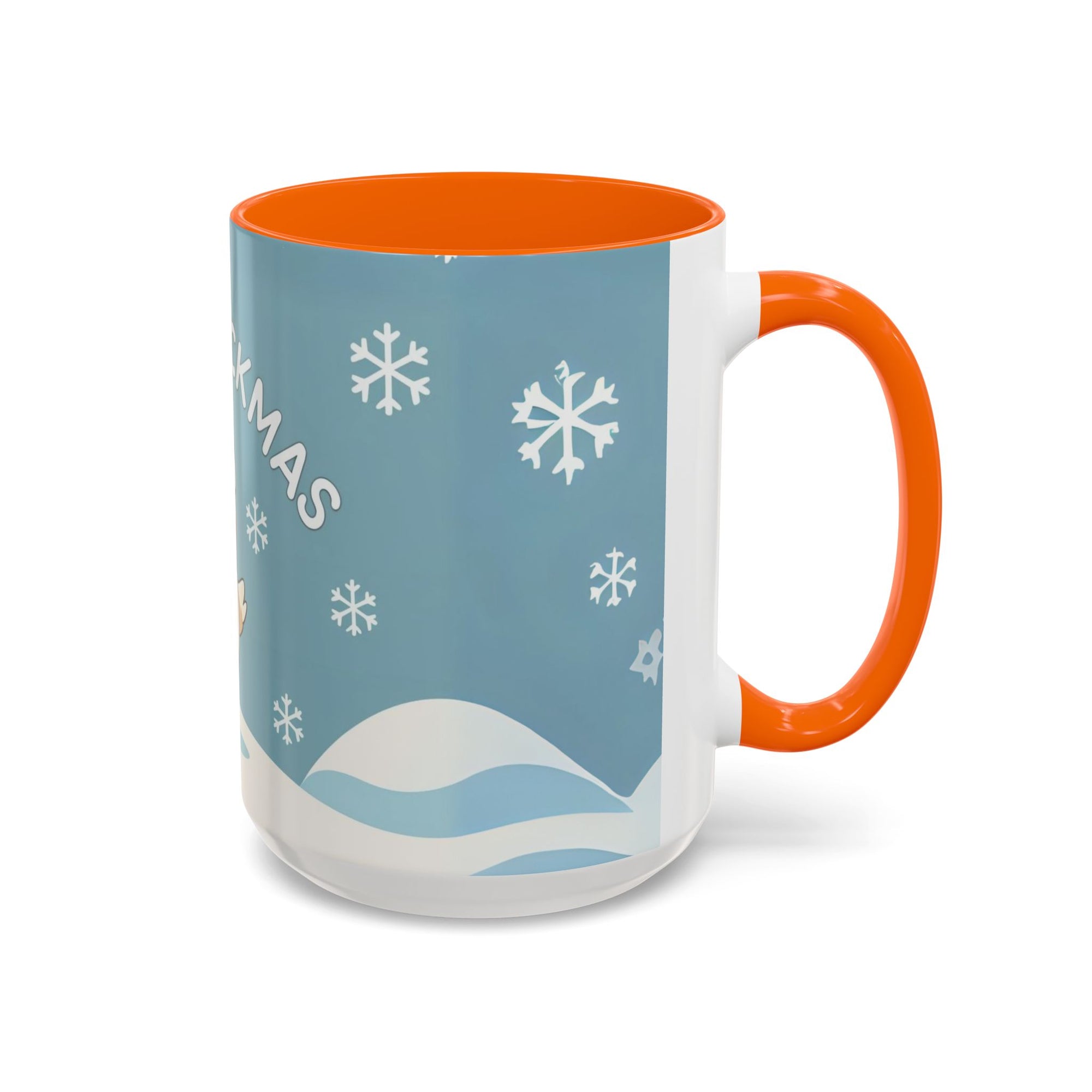 Merry Chickmas Christmas Chicken Accent Coffee Mug - Cute Holiday Gift, Festive Drinkware, Winter Celebration, Merry Chickmas, Funny Holiday Gift for Chicken Moms