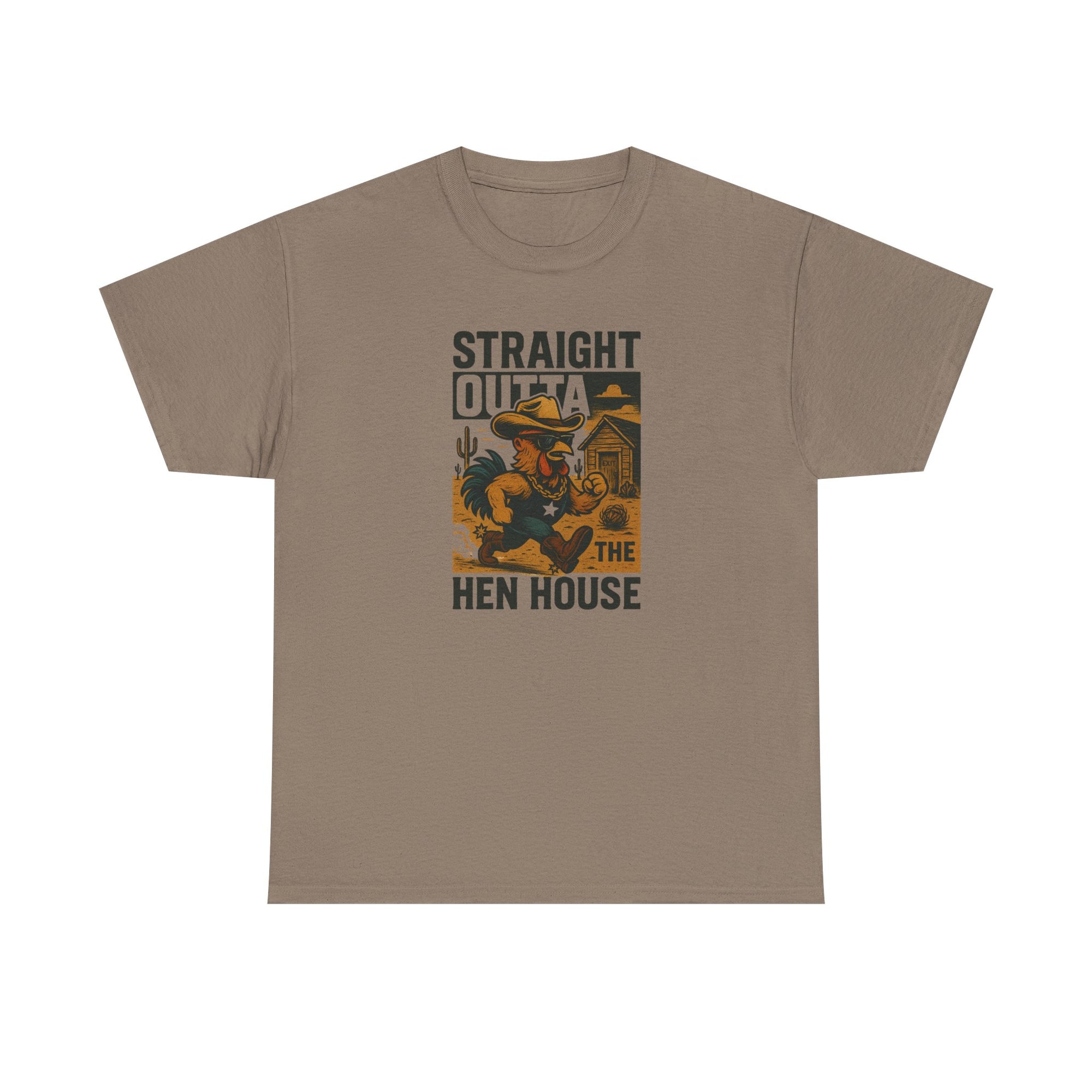 Straight Outta the Hen House Tee - Fun Graphic T-Shirt