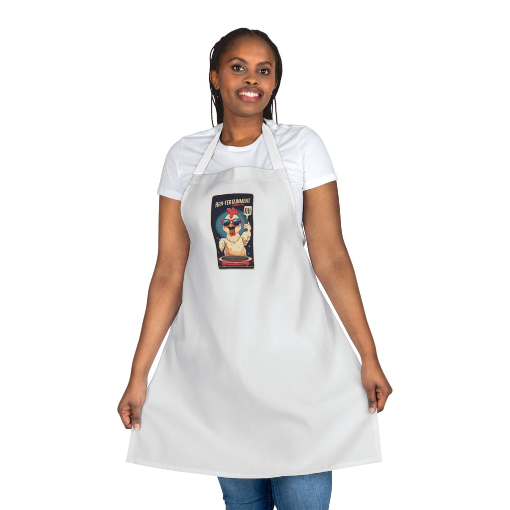Hen-tertainment Director Chicken Humorous Farmhouse BBQ Cooking Apron - Hen-tertainment, Gift for Chefs, BBQ Lovers, and Chicken Lovers