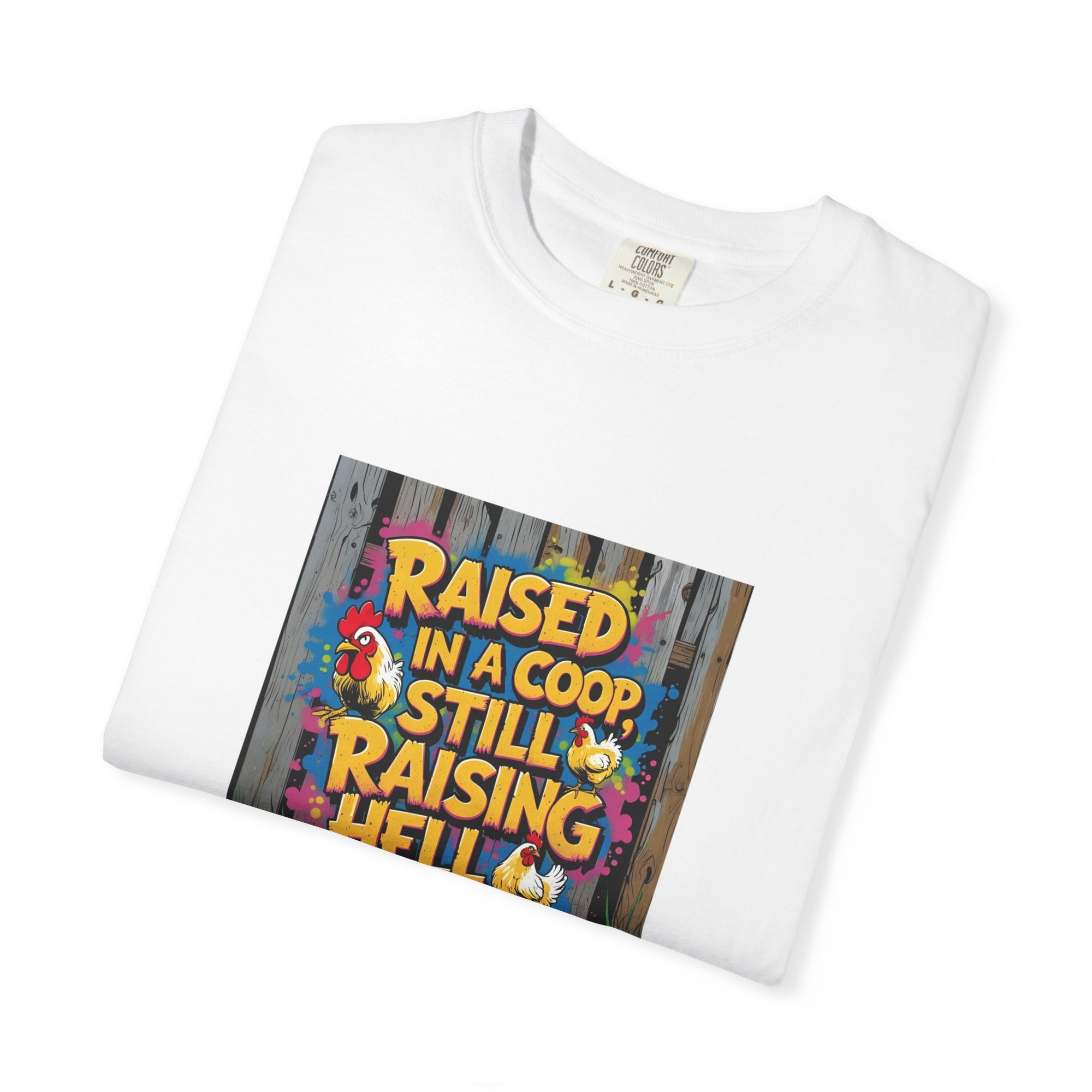 Raised in a Coop T-Shirt, Casual Cotton Tee, Gift for Farmers, Funny Graphic Shirt, Unique Animal Lover T-Shirt, Farm Life Apparel, [...]