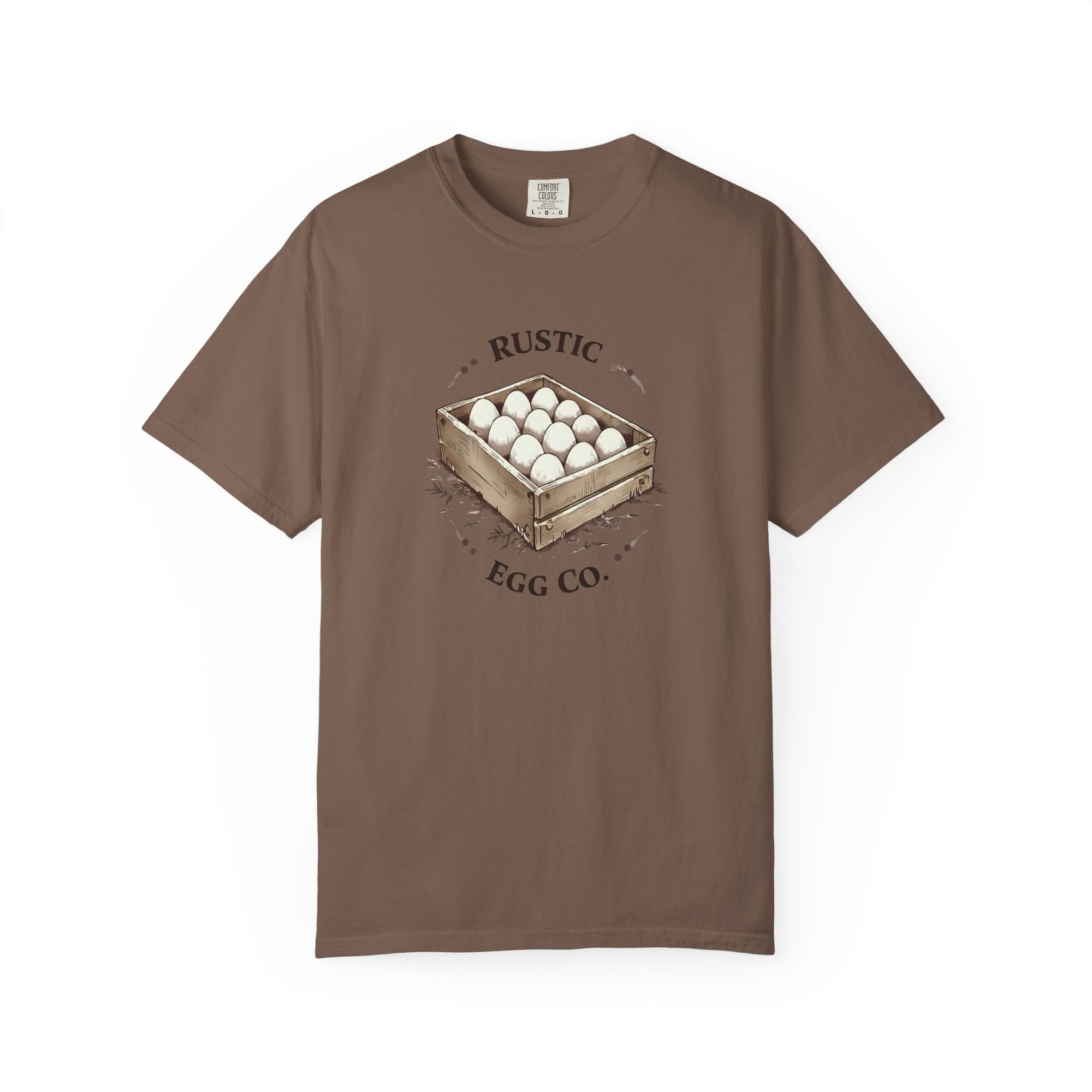 Rustic Egg Co. Vintage T-Shirt, Farmhouse Style Tee, Unisex Graphic Shirt, Egg Lover Gift, Casual Everyday Wear