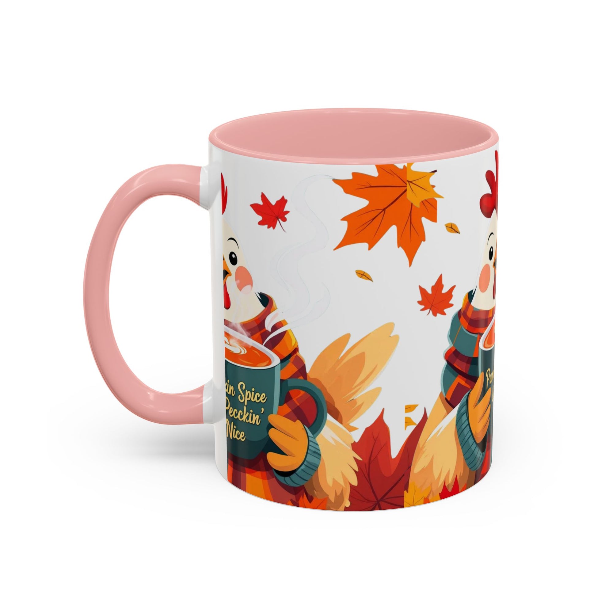 Pumpkin Spice & Peckin’ Nice Mug – Funny Chicken Coffee Cup – Fall Farmhouse Gift for Chicken Lovers Autumn Chicken Coffee Mug, Cute Fall Cup, Pumpkin Spice, Thanksgiving Gift, Farmhouse Decor, Cozy Vibes