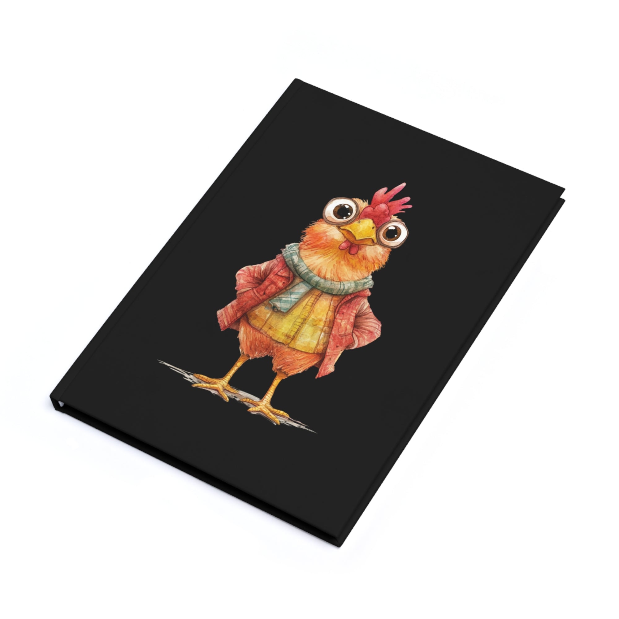 Charming Chicken Hardcover Journal - Cute, Whimsical Notebook for Artists, Students, and Gift Giving