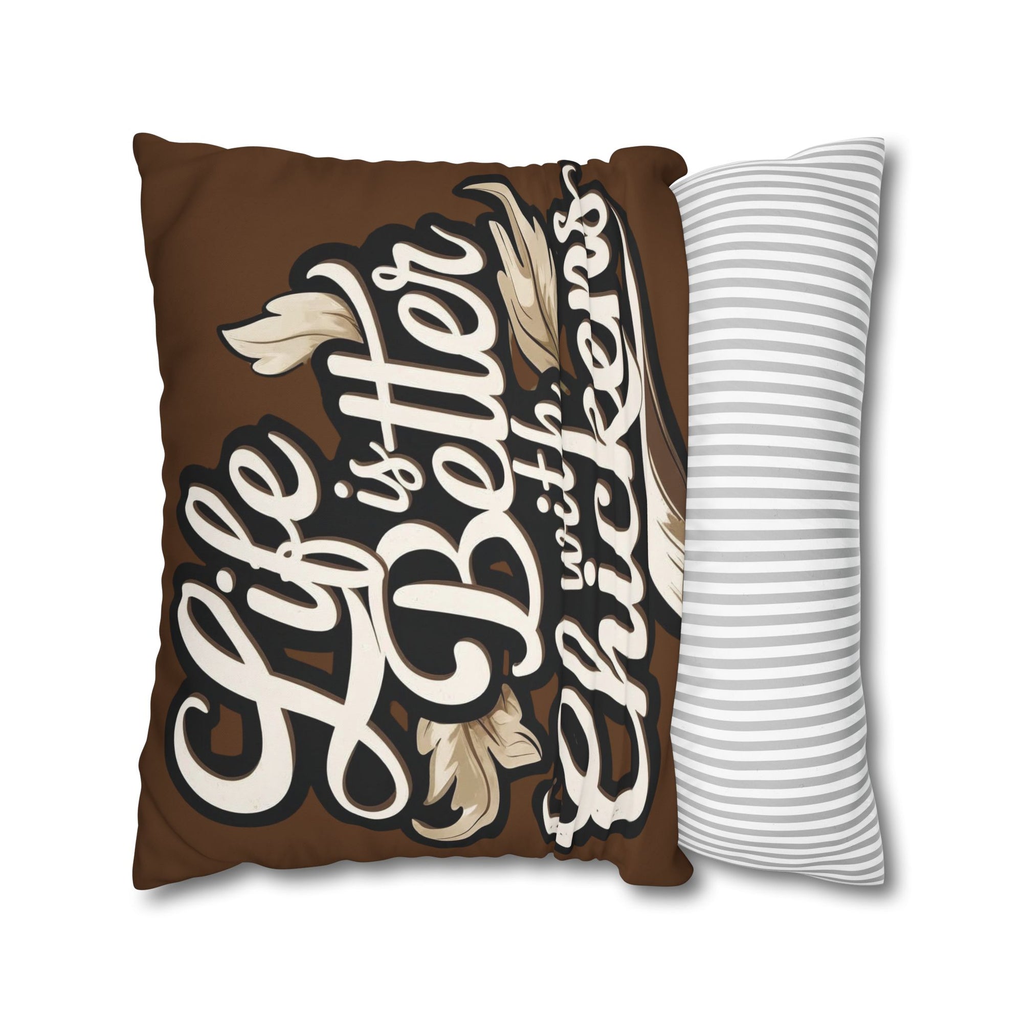 Life is Better with Chickens Pillow Cover – Rustic Farmhouse Chicken Decor – Gift for Chicken Lovers Cozy Chicken Lover Pillowcase - Farmhouse Decor, Gift for Poultry Enthusiasts, Home Accent, Chickens Pillow Cover, Country Style