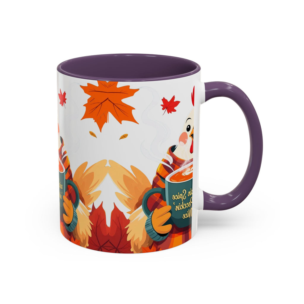 Pumpkin Spice & Peckin’ Nice Mug – Funny Chicken Coffee Cup – Fall Farmhouse Gift for Chicken Lovers Autumn Chicken Coffee Mug, Cute Fall Cup, Pumpkin Spice, Thanksgiving Gift, Farmhouse Decor, Cozy Vibes