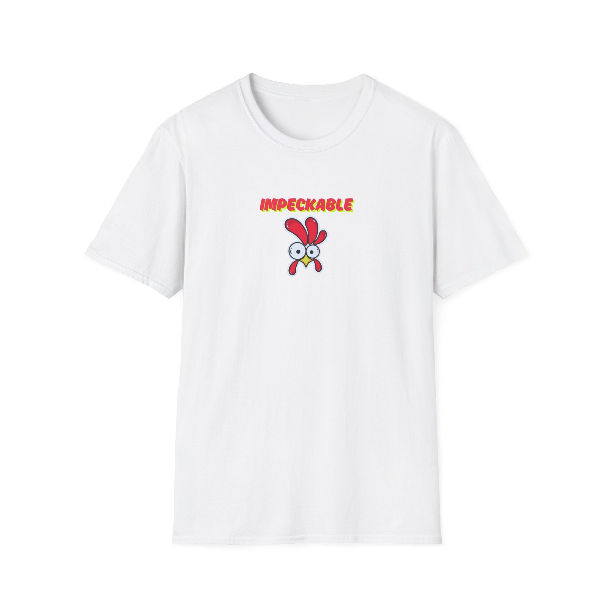 Impekcable Chicken Themed Unisex Softstyle T-Shirt