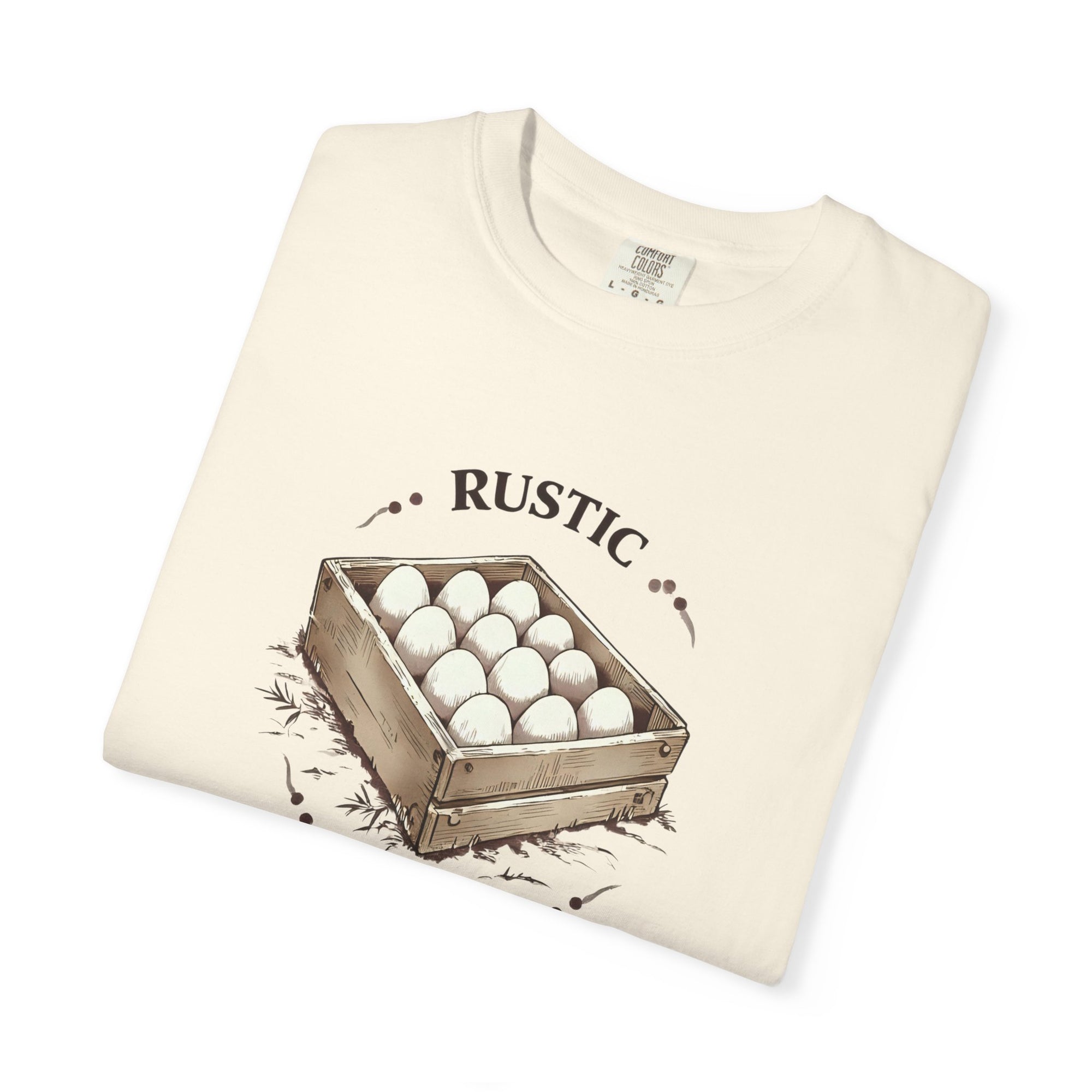 Rustic Egg Co. Vintage T-Shirt, Farmhouse Style Tee, Unisex Graphic Shirt, Egg Lover Gift, Casual Everyday Wear