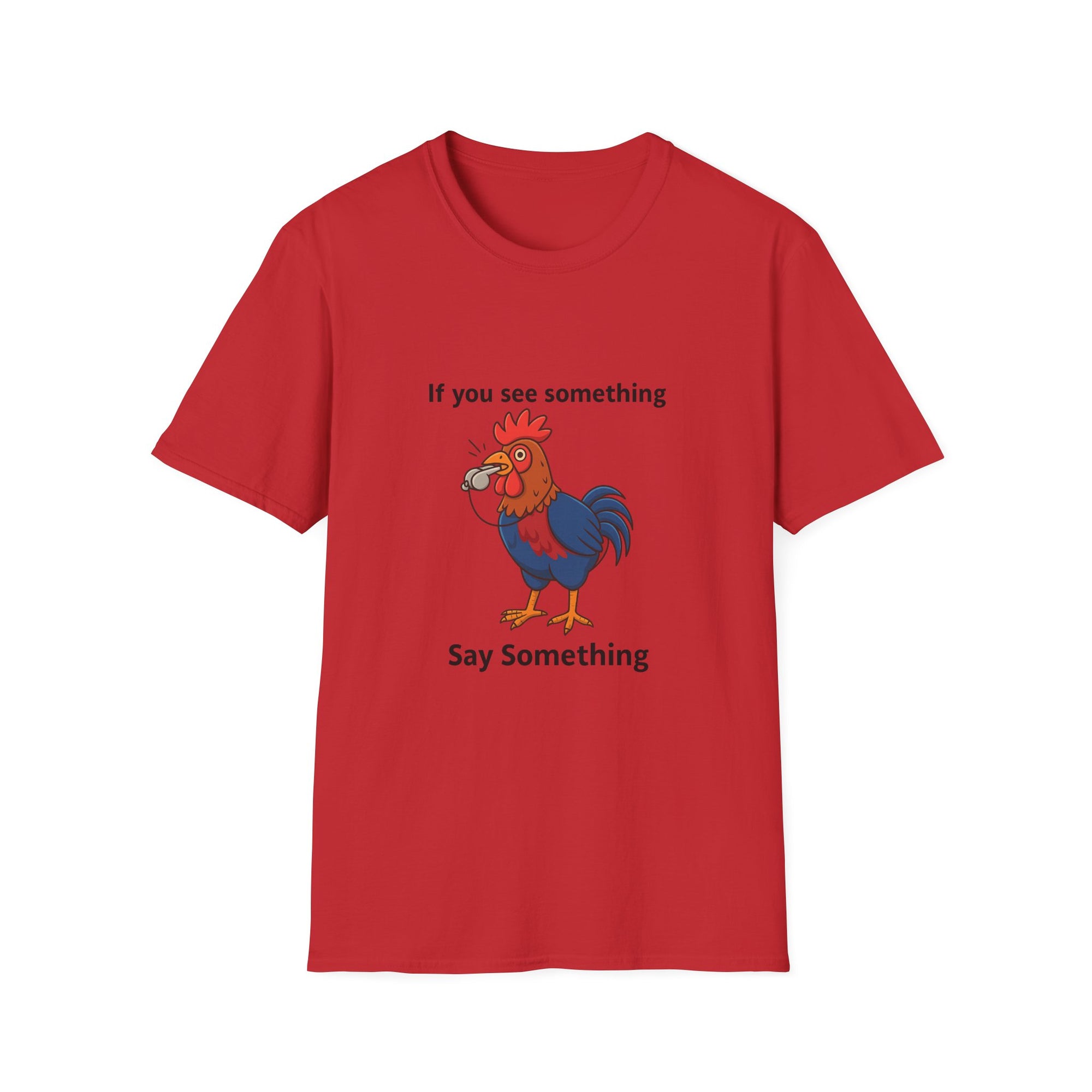 Funny Whistleblower Chicken Shirt – Farm Animal Humor Tee, Gift for Chicken Lovers, Backyard Farm Life