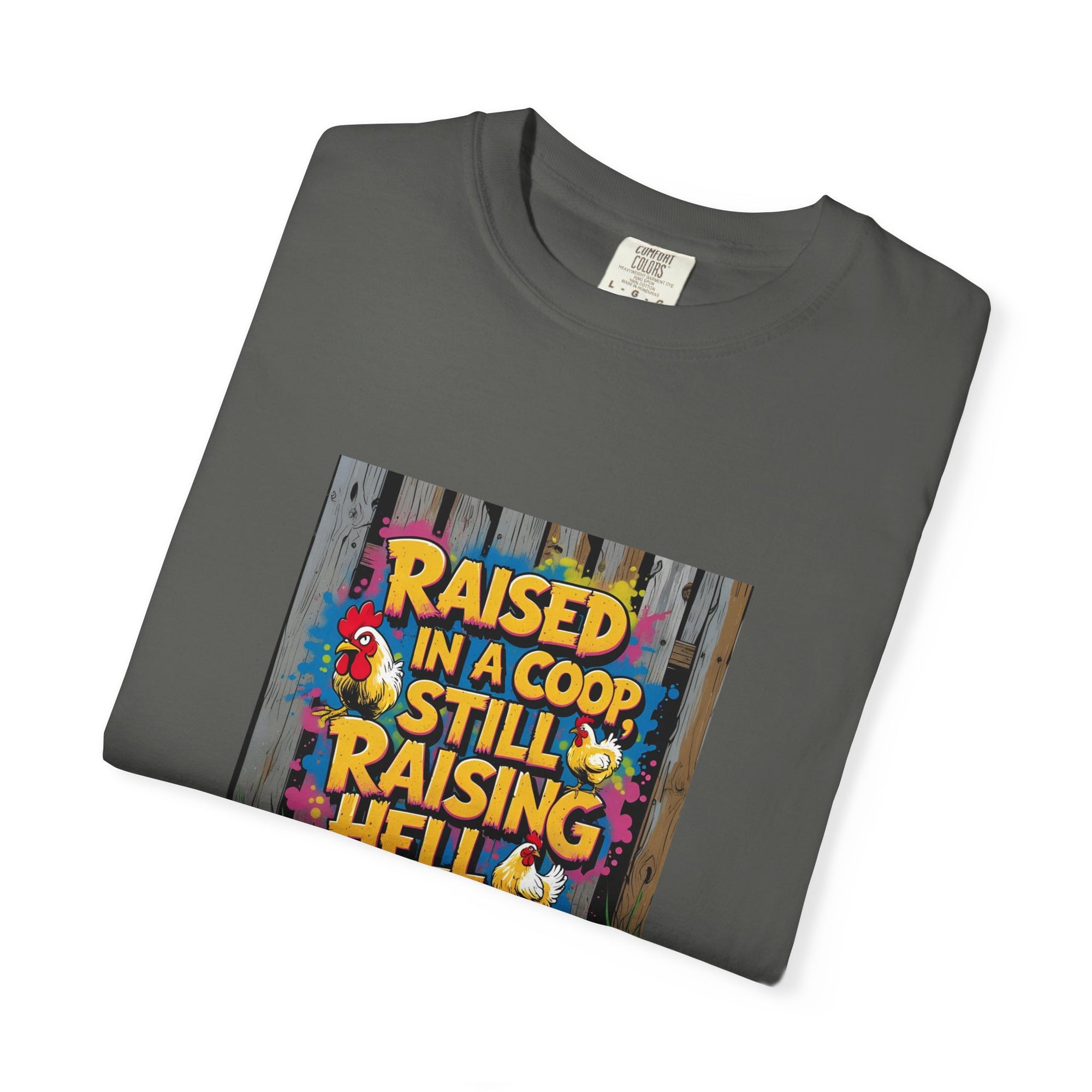 Raised in a Coop T-Shirt, Casual Cotton Tee, Gift for Farmers, Funny Graphic Shirt, Unique Animal Lover T-Shirt, Farm Life Apparel, [...]