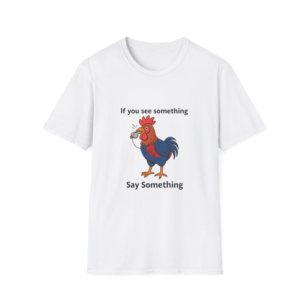 Funny Whistleblower Chicken Shirt – Farm Animal Humor Tee, Gift for Chicken Lovers, Backyard Farm Life