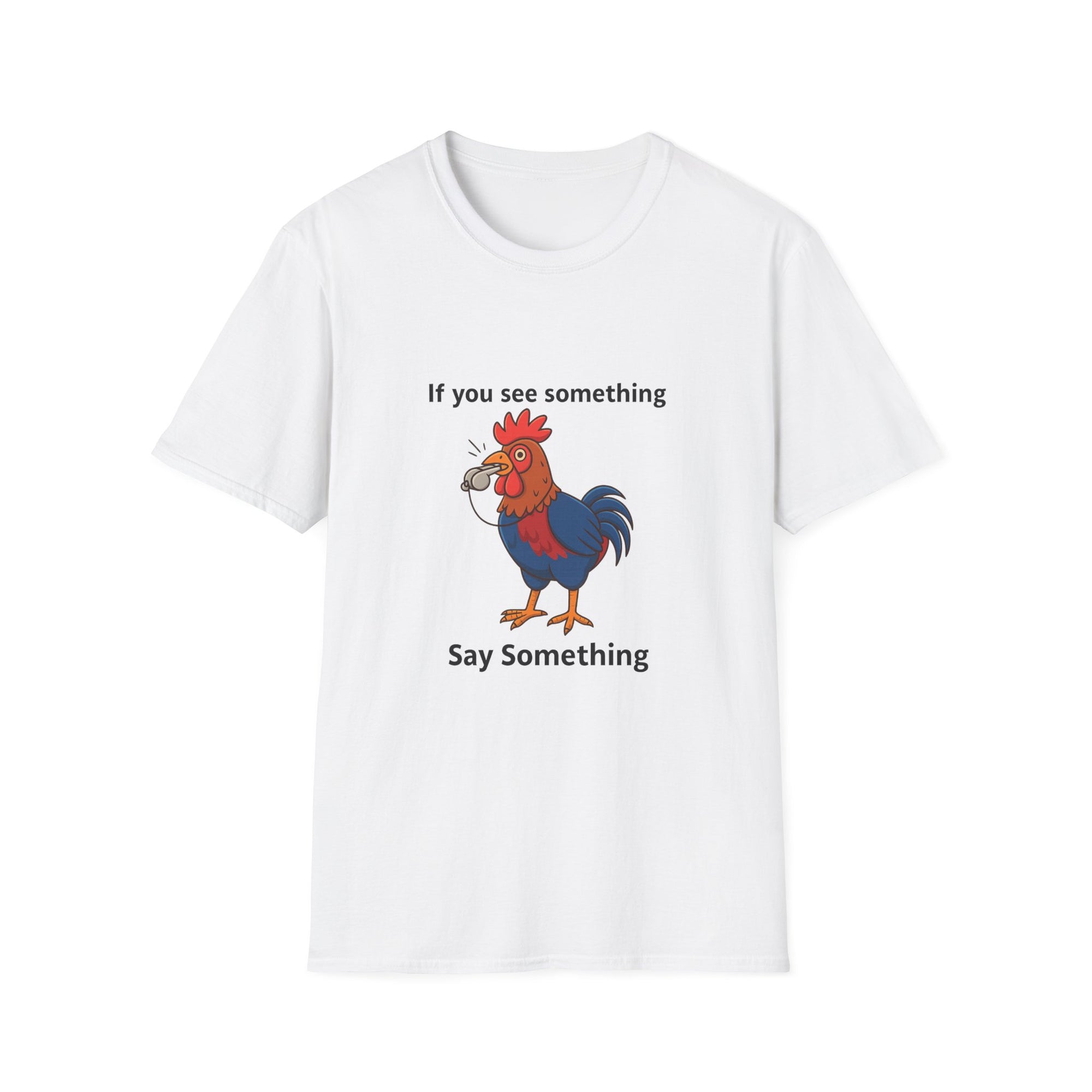 Funny Whistleblower Chicken Shirt – Farm Animal Humor Tee, Gift for Chicken Lovers, Backyard Farm Life