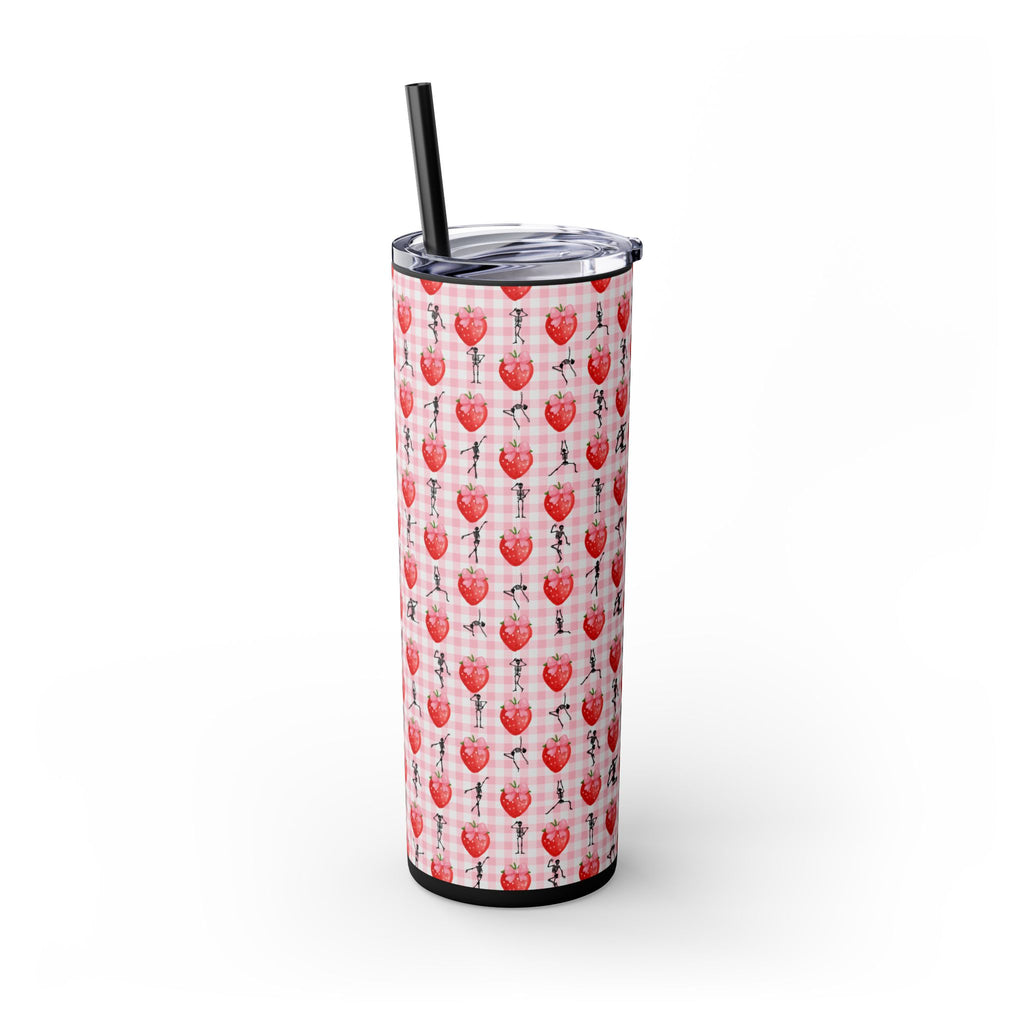 Charming Holiday Skinny Tumbler with Straw, 20oz - Perfect Gift for Parties, Home Use, Outdoor Events, Summer Picnics, or Seasonal [...]