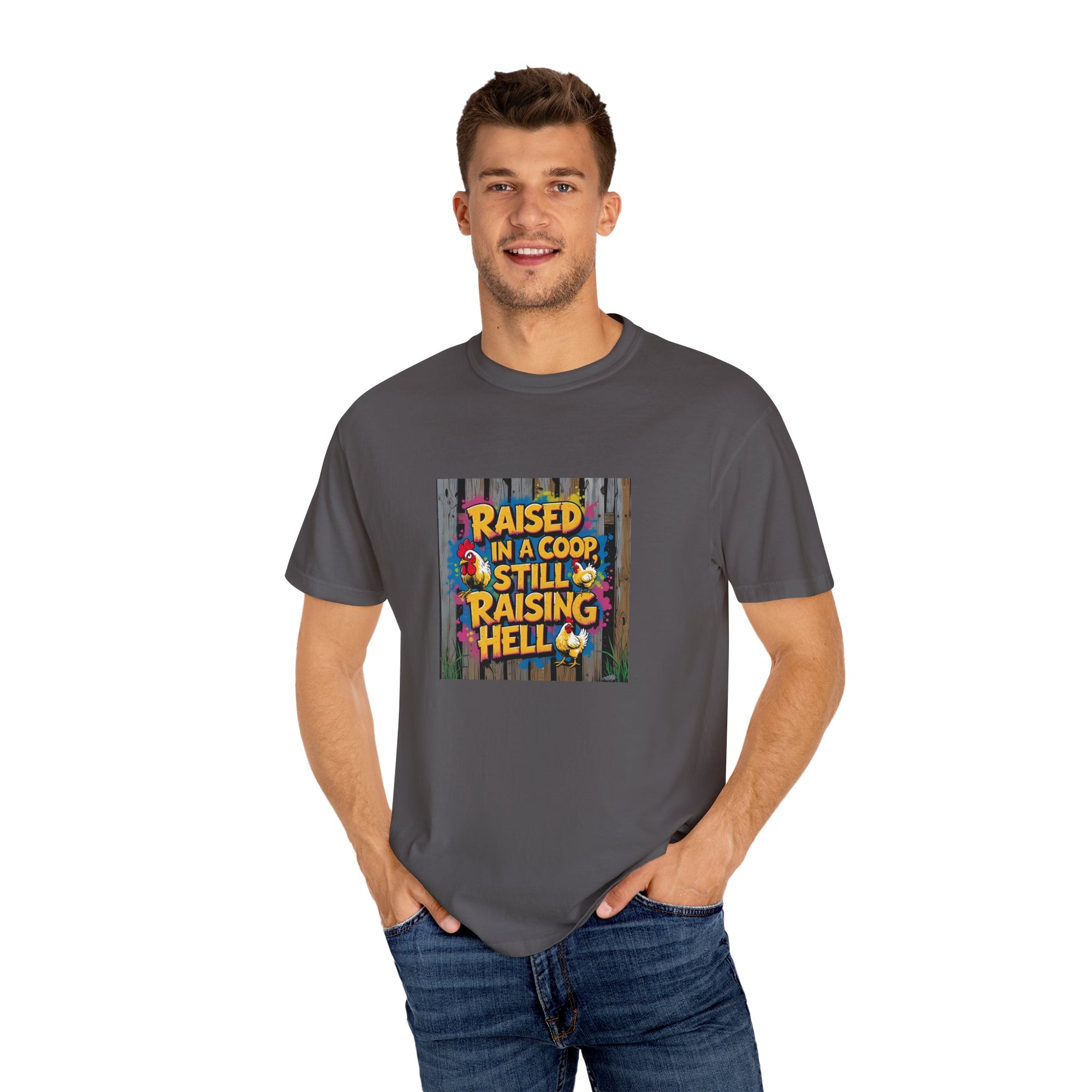 Raised in a Coop T-Shirt, Casual Cotton Tee, Gift for Farmers, Funny Graphic Shirt, Unique Animal Lover T-Shirt, Farm Life Apparel, [...]