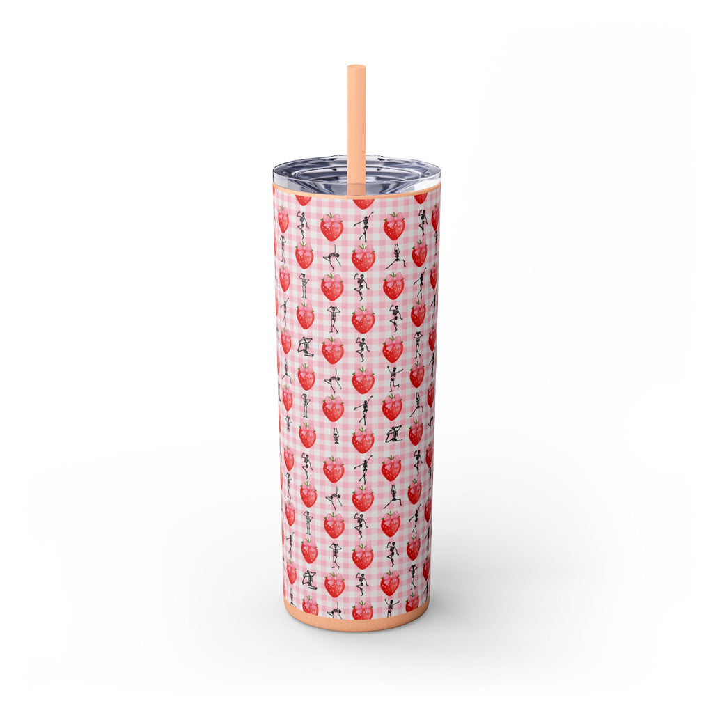 Charming Holiday Skinny Tumbler with Straw, 20oz - Perfect Gift for Parties, Home Use, Outdoor Events, Summer Picnics, or Seasonal [...]