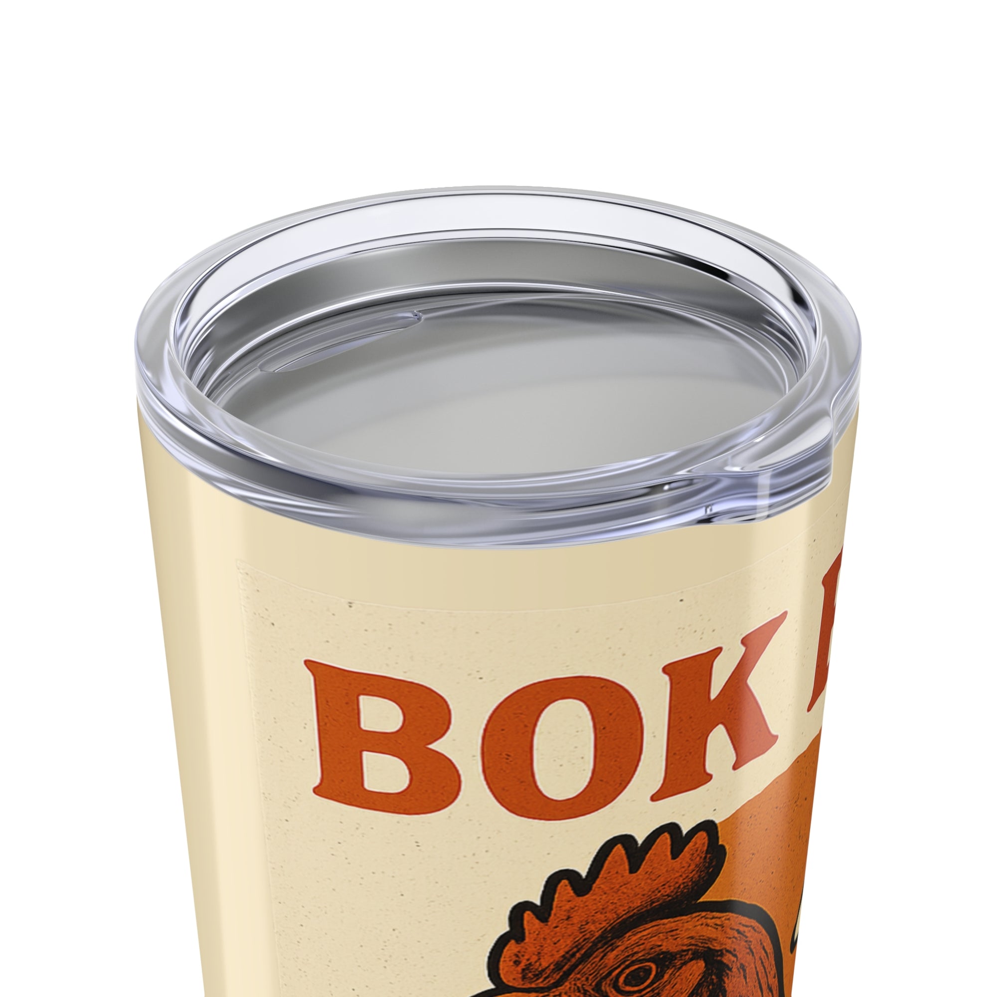 Funny Halloween Tumbler 20oz – Bok Bok Boo Chicken Cup for Fall, Spooky Gift for Her, Farmhouse Coffee Mug, Ghost Poultry Drinkware