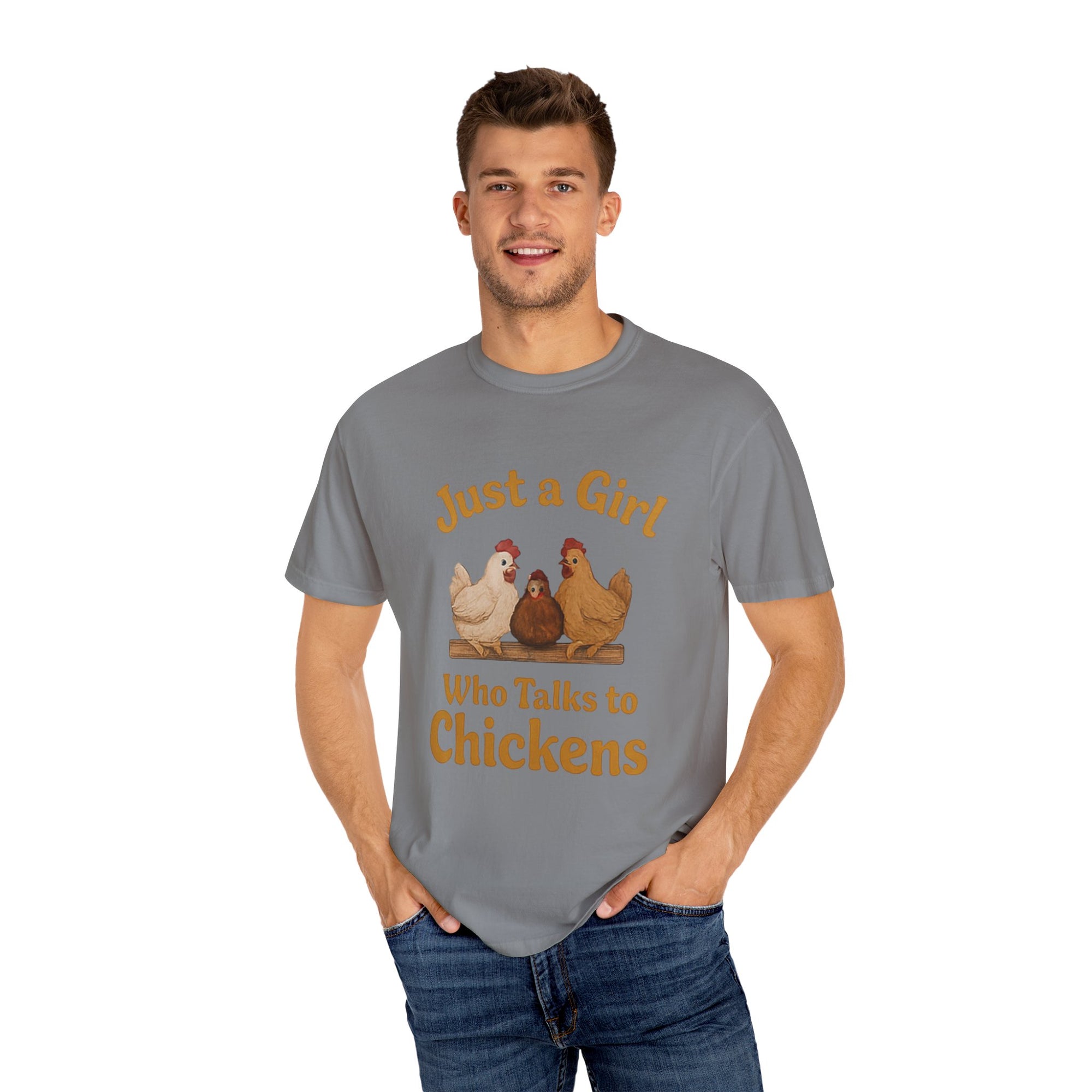Just a Girl Who Talks to Chickens T-shirt | Fun Farm Tee, Gift for Chicken Lovers, Unisex Casual Wear, Quirky Animal Apparel, Country [...]