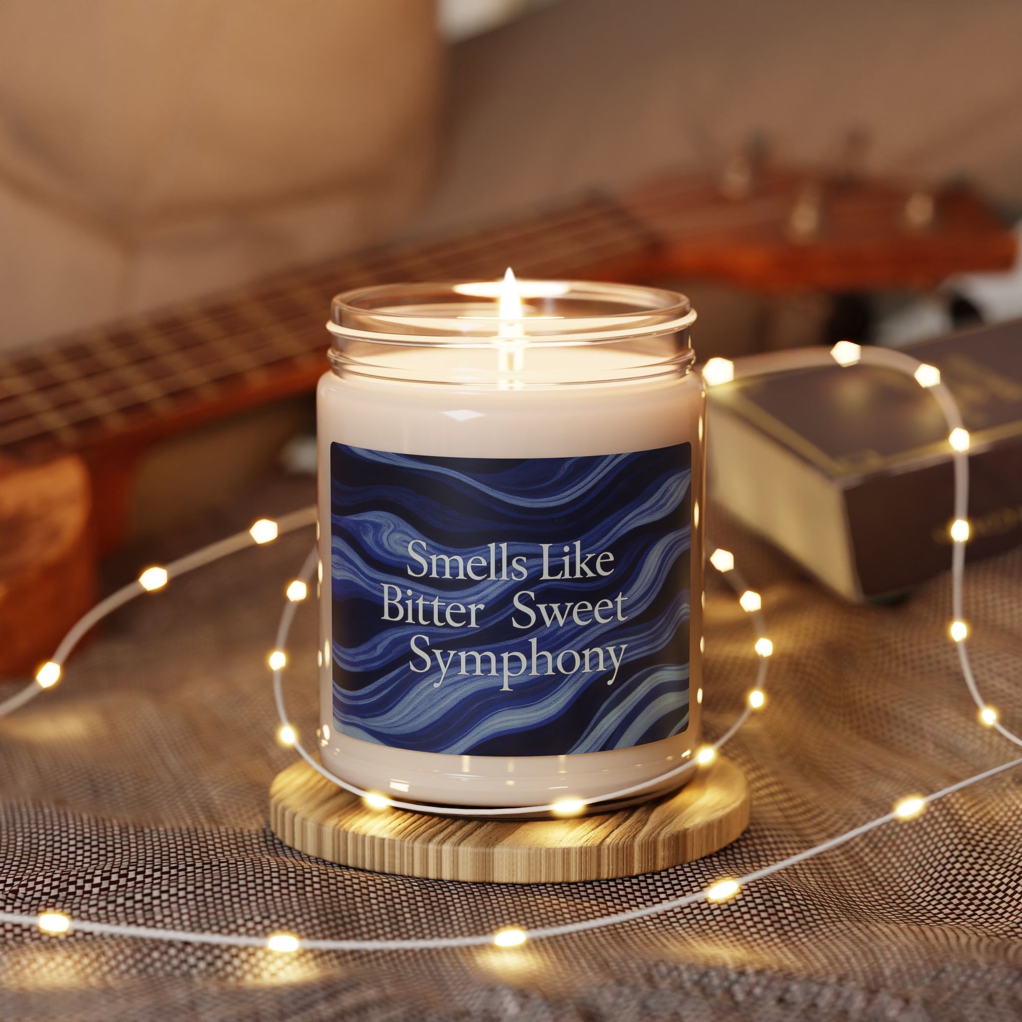 Smells Like Bitter Sweet Symphony Soy Candle | 90s Nostalgia Gift | Inspired Candle | Retro Funny Candle for Music Lovers